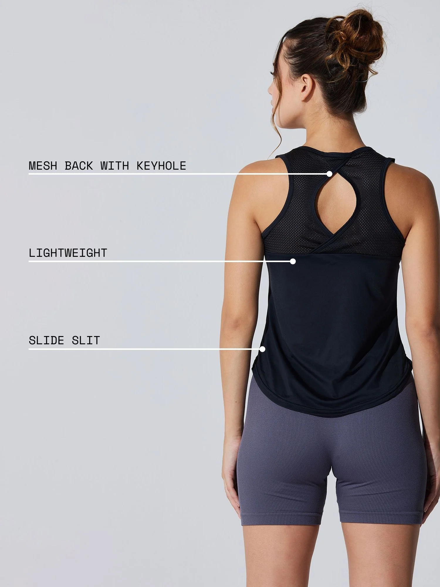 Black Evolve Air Fit Tank - Image 4