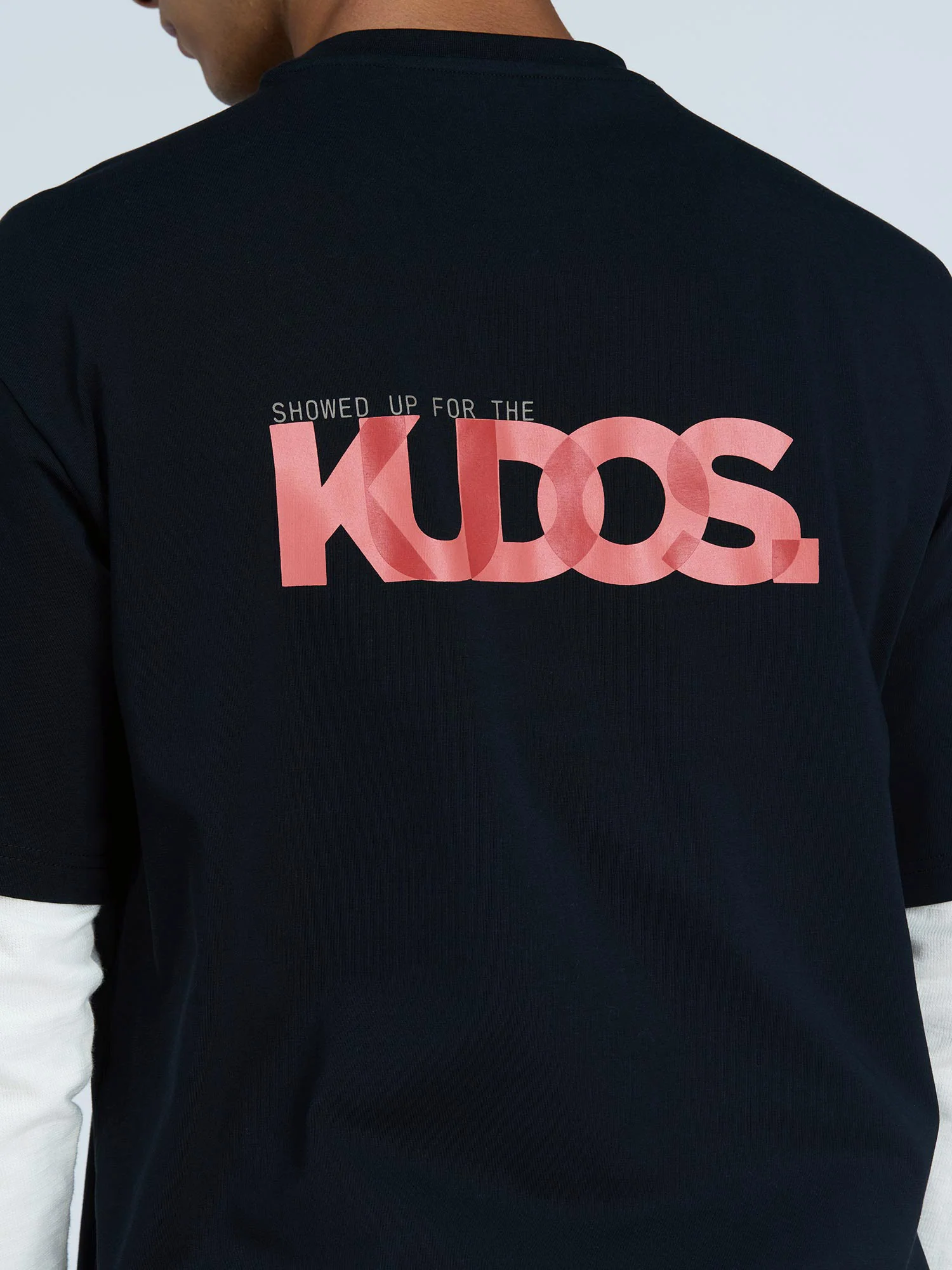 Black Graphic Oversized Tee - Men - Image 9