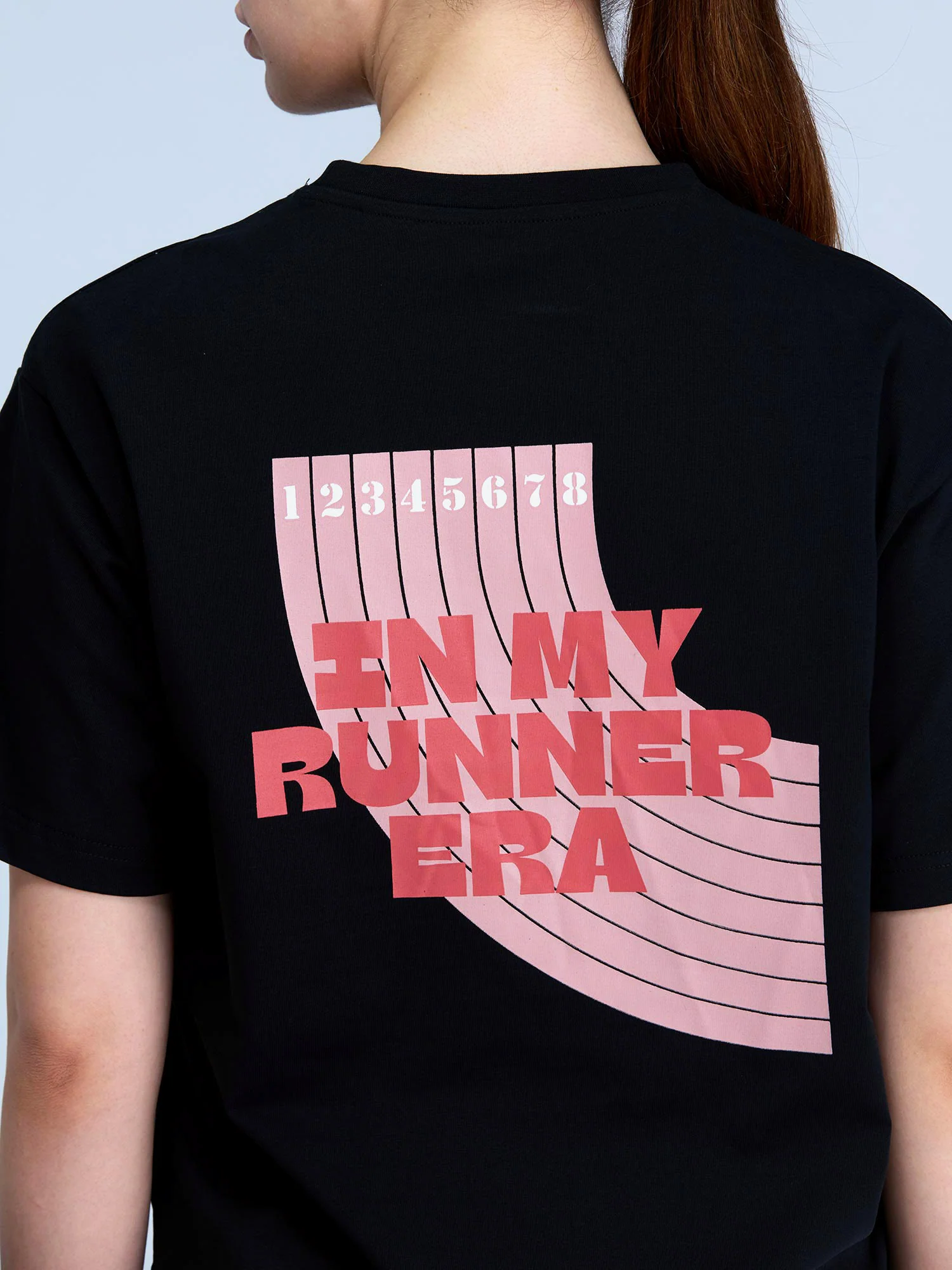 Black Graphic Oversized Tee - Women - Image 8