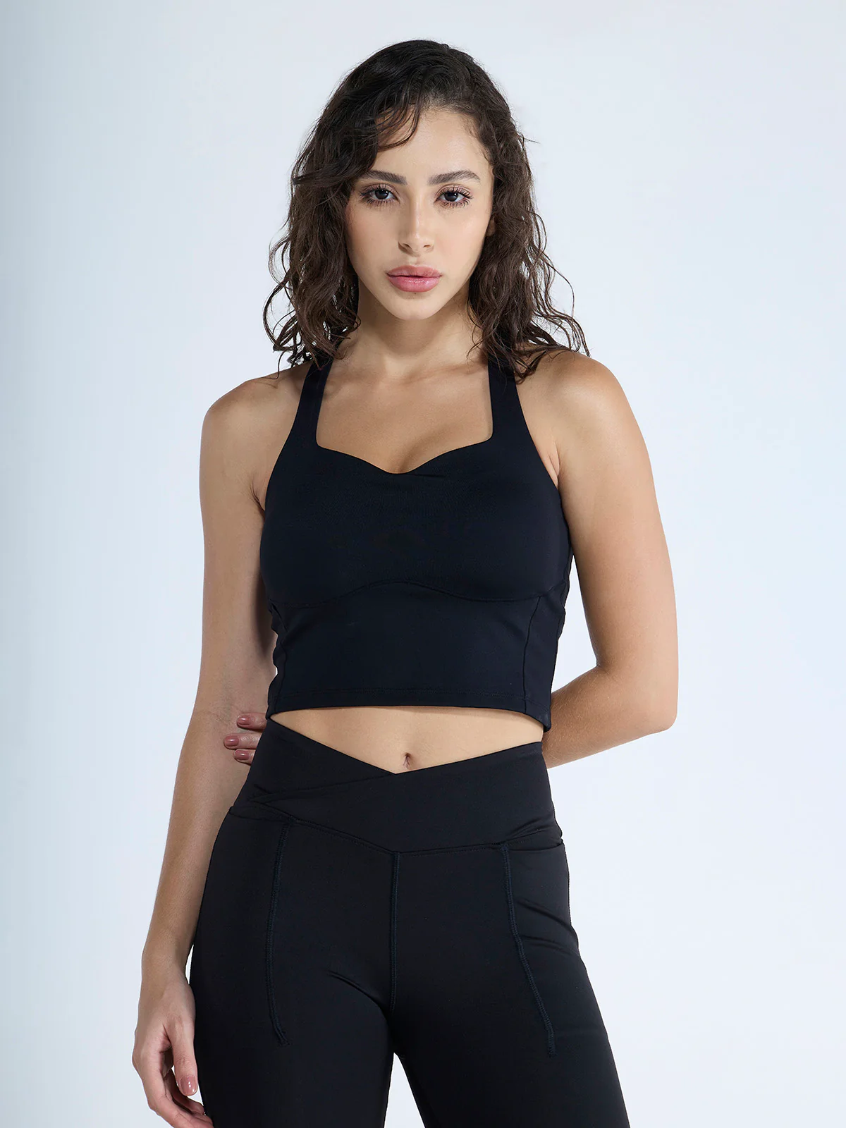 Black Heartline Sports Bra - Image 5