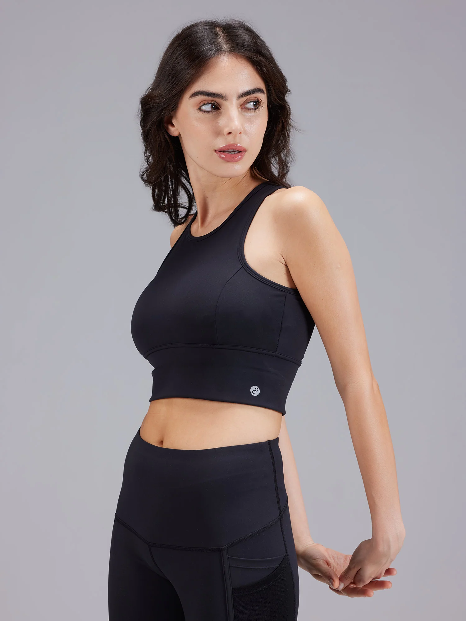 Black MeshFit Sports Bra - Image 3
