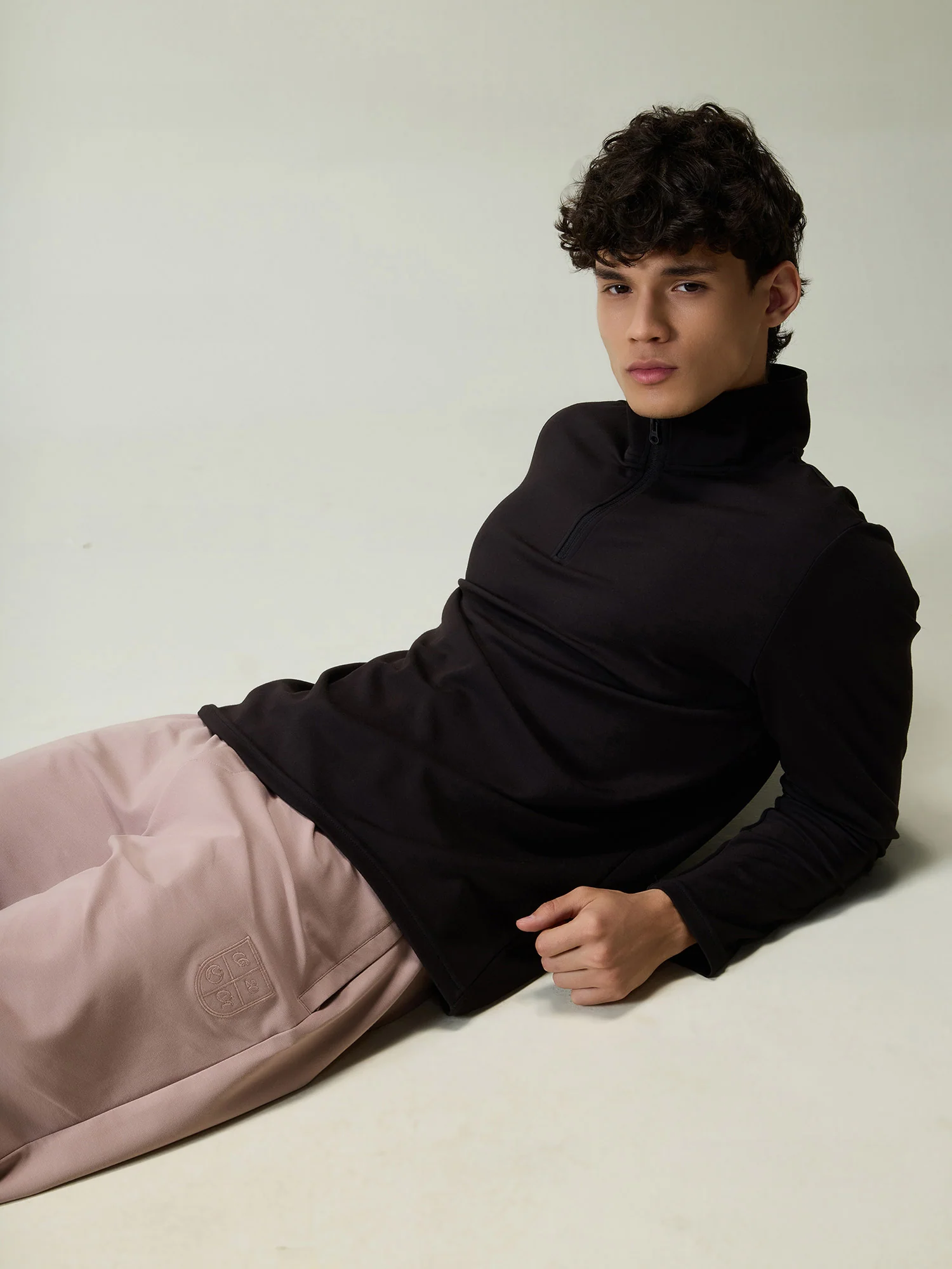 Black Modal Quarter Zip - Image 5