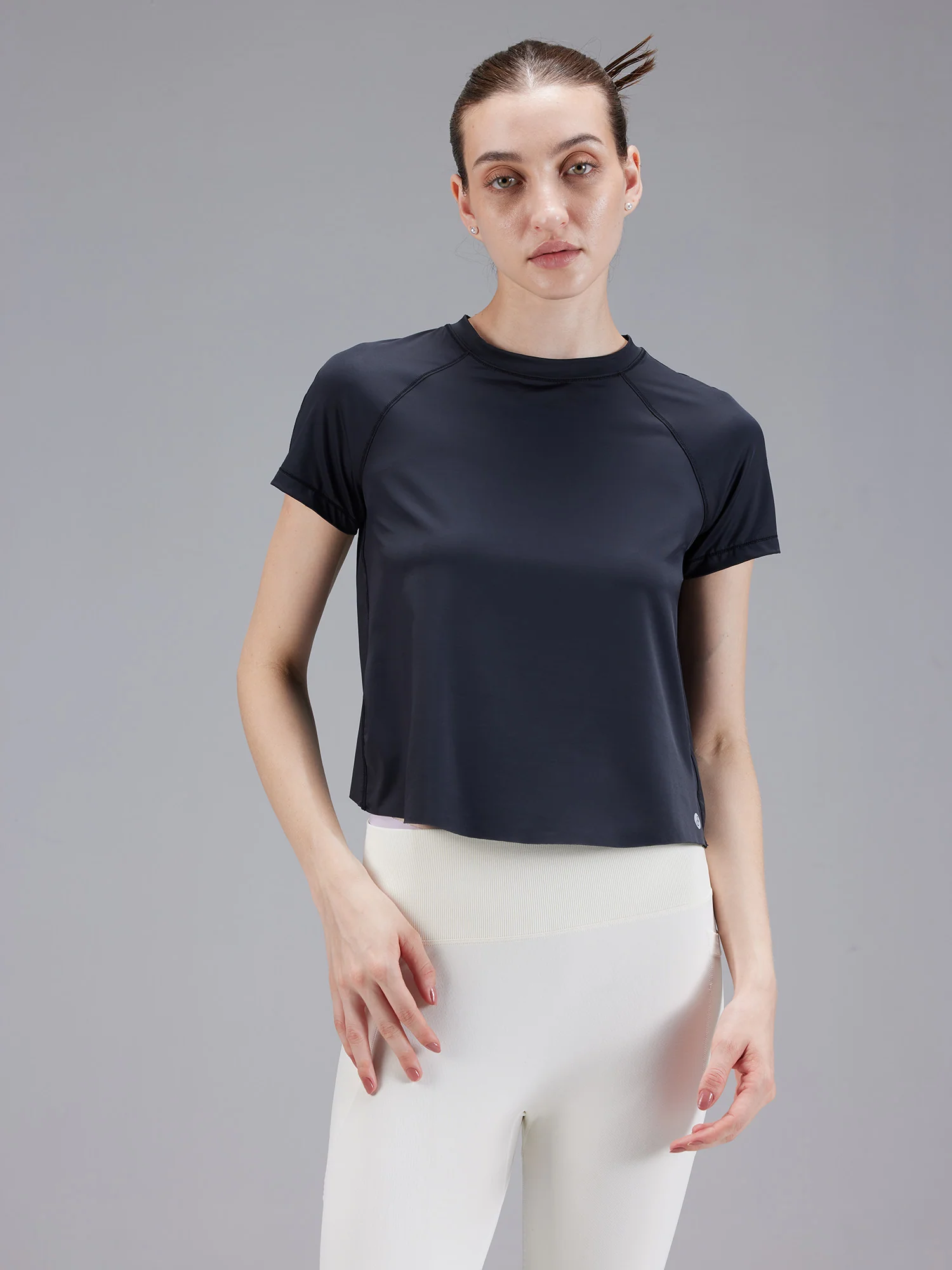 Black Overlap Tee - Image 6