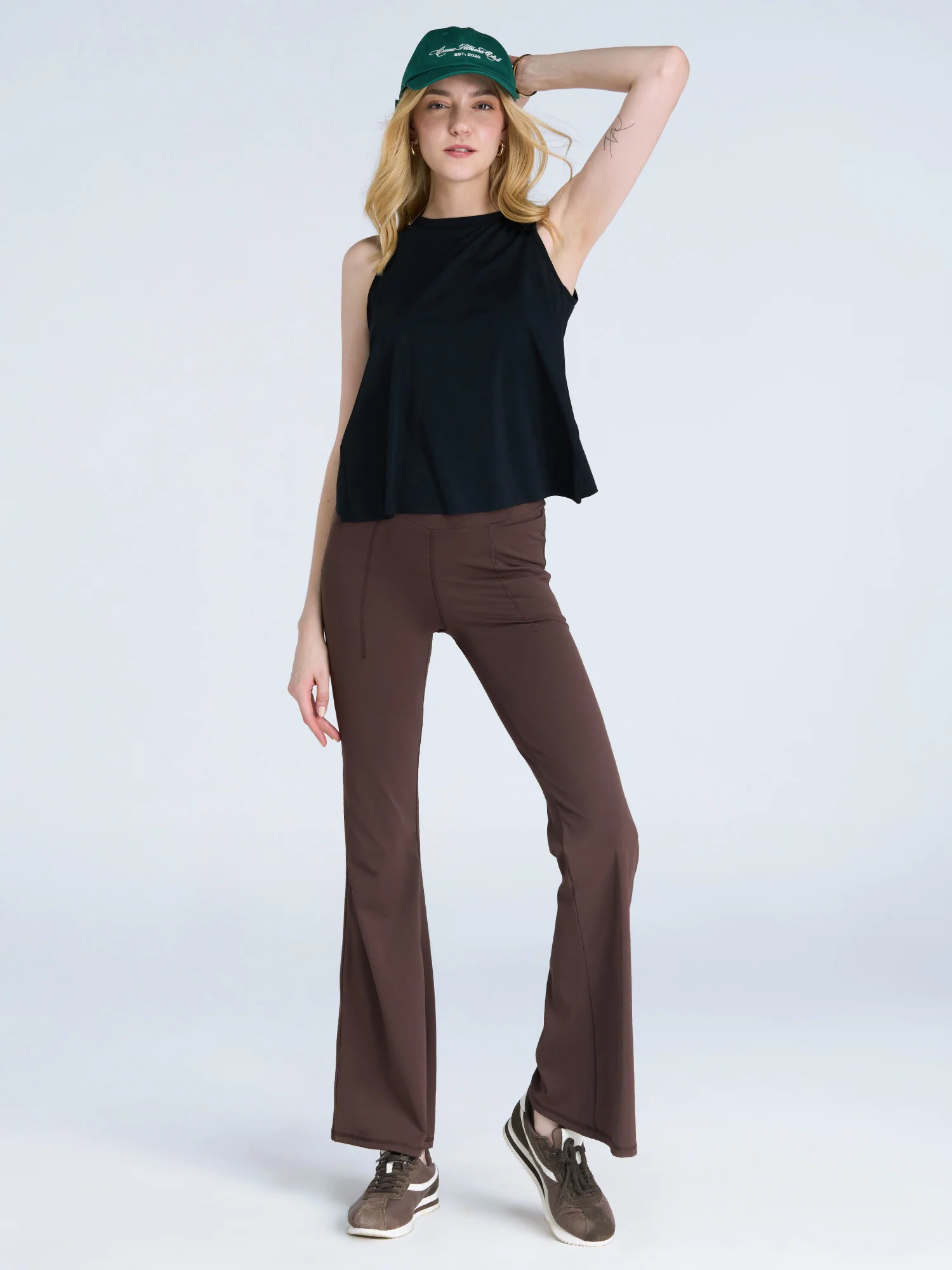 Black Overlap Tank - Image 2