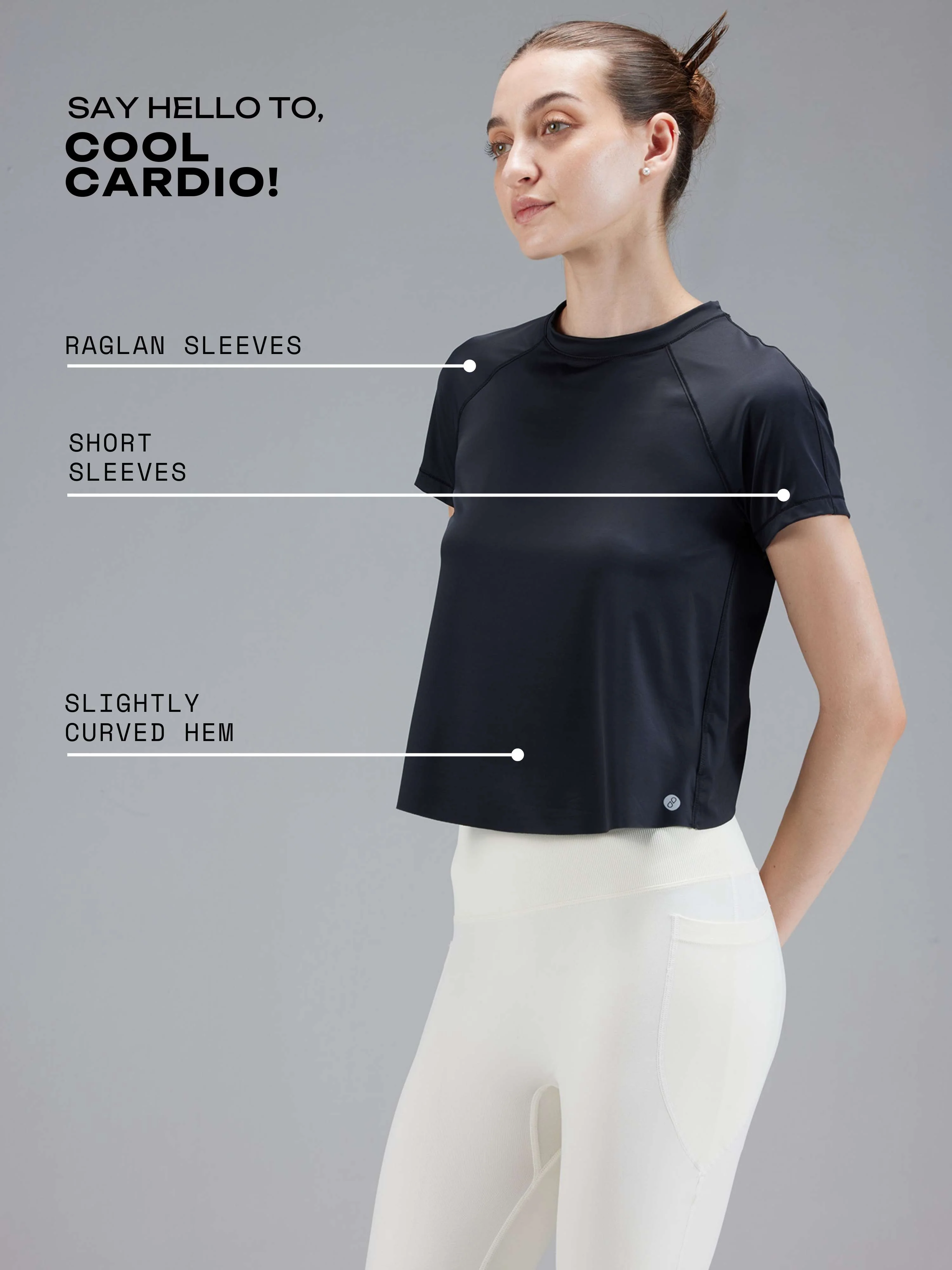 Black Overlap Tee - Image 5