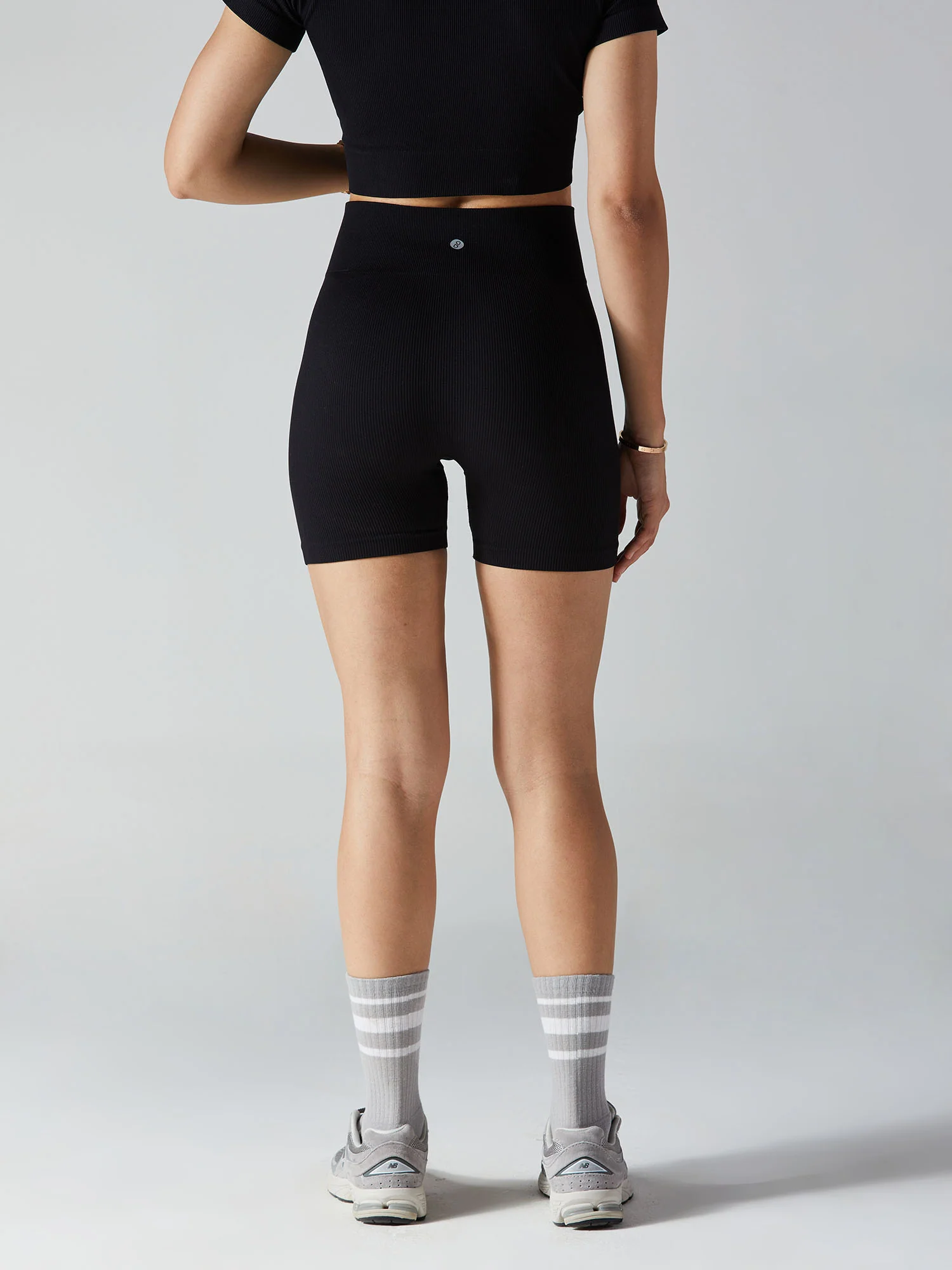 Black Pulse Biker Shorts - Image 3