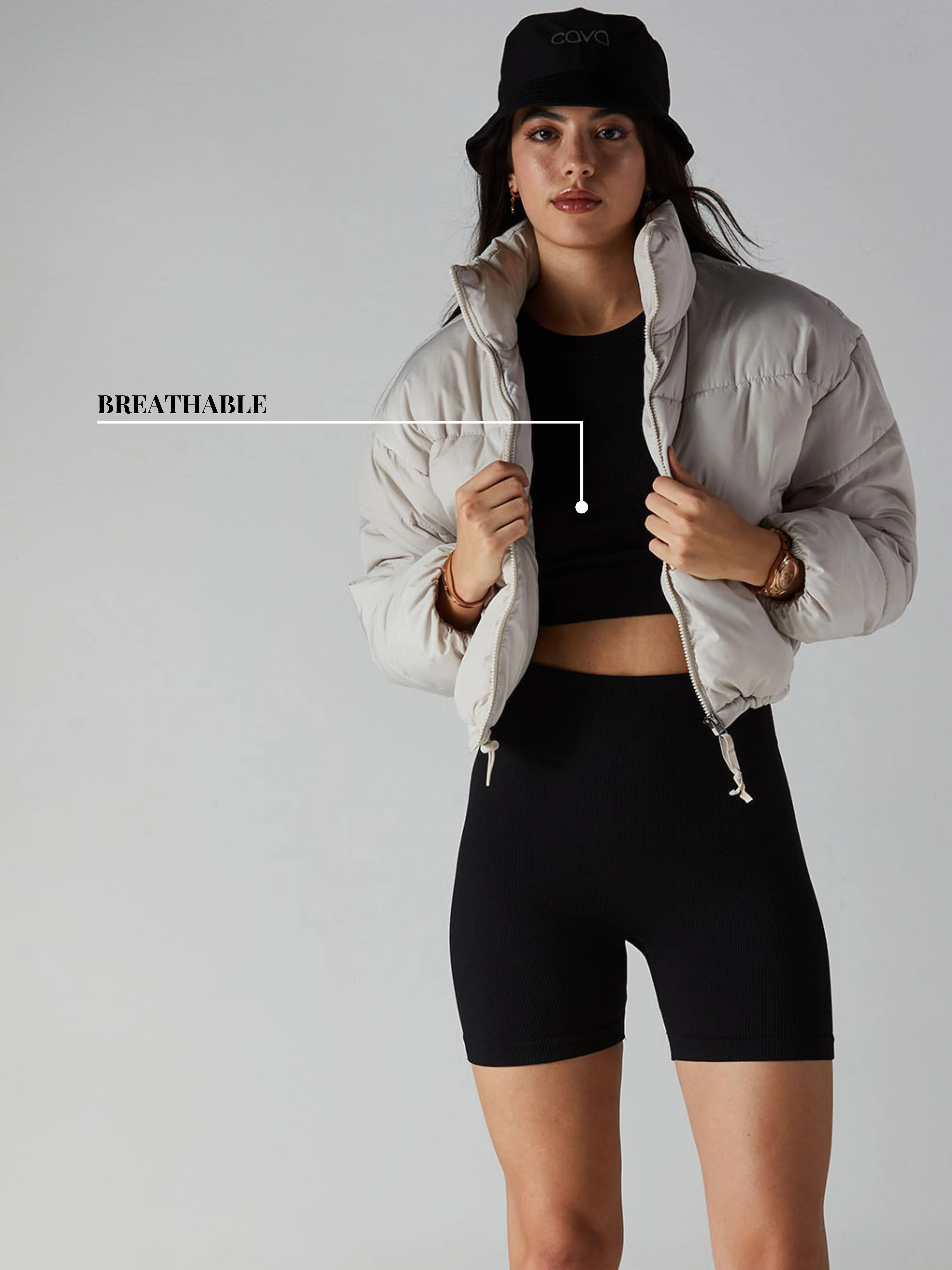 Black Pulse Cropped T-shirt - Image 4