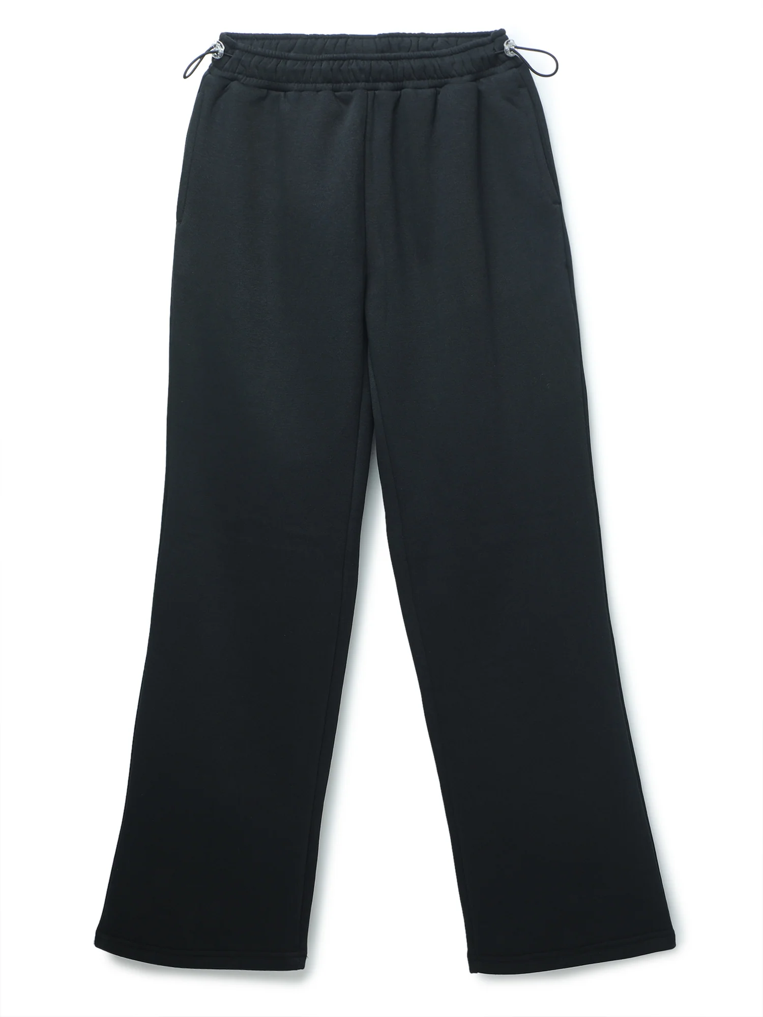 Black Relaxed Wide Leg Pants - Image 9