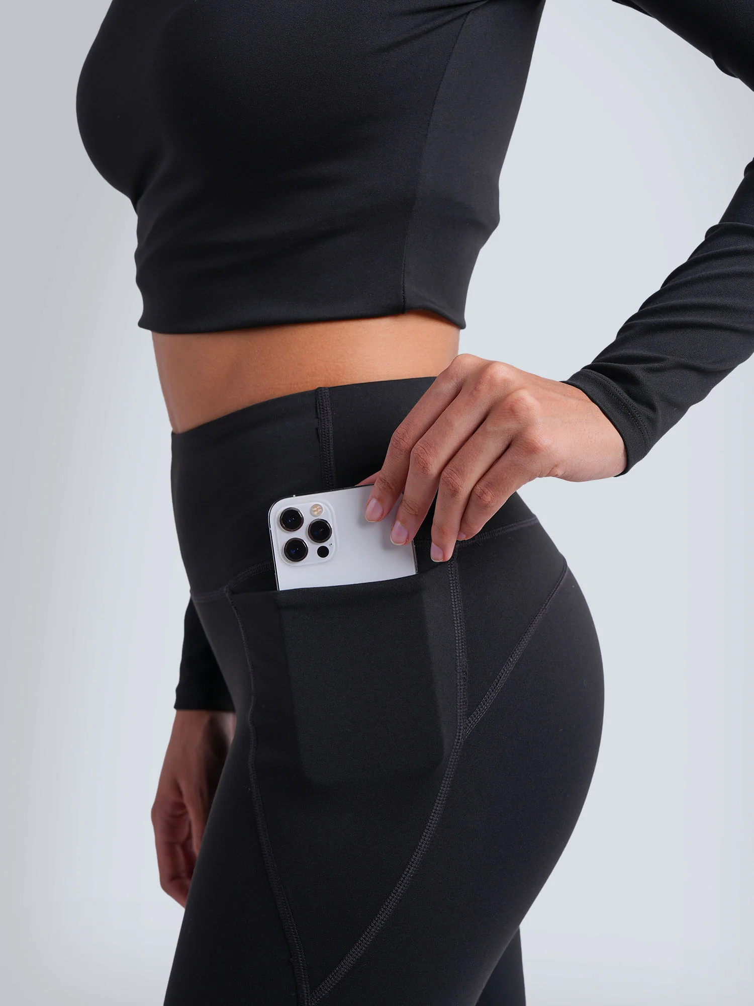 Black Sculpt Bootcut Leggings - Image 8