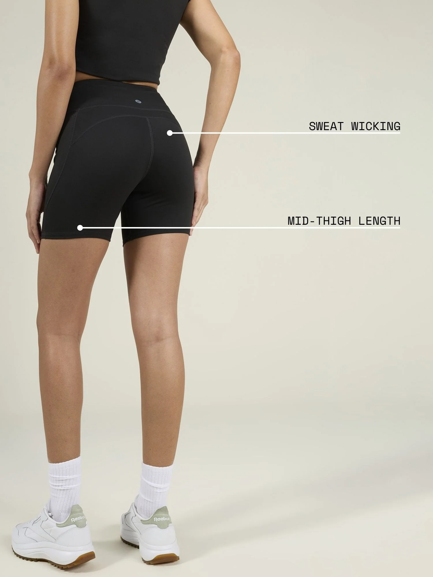 Black Sculpt Booty Shorts - Image 4