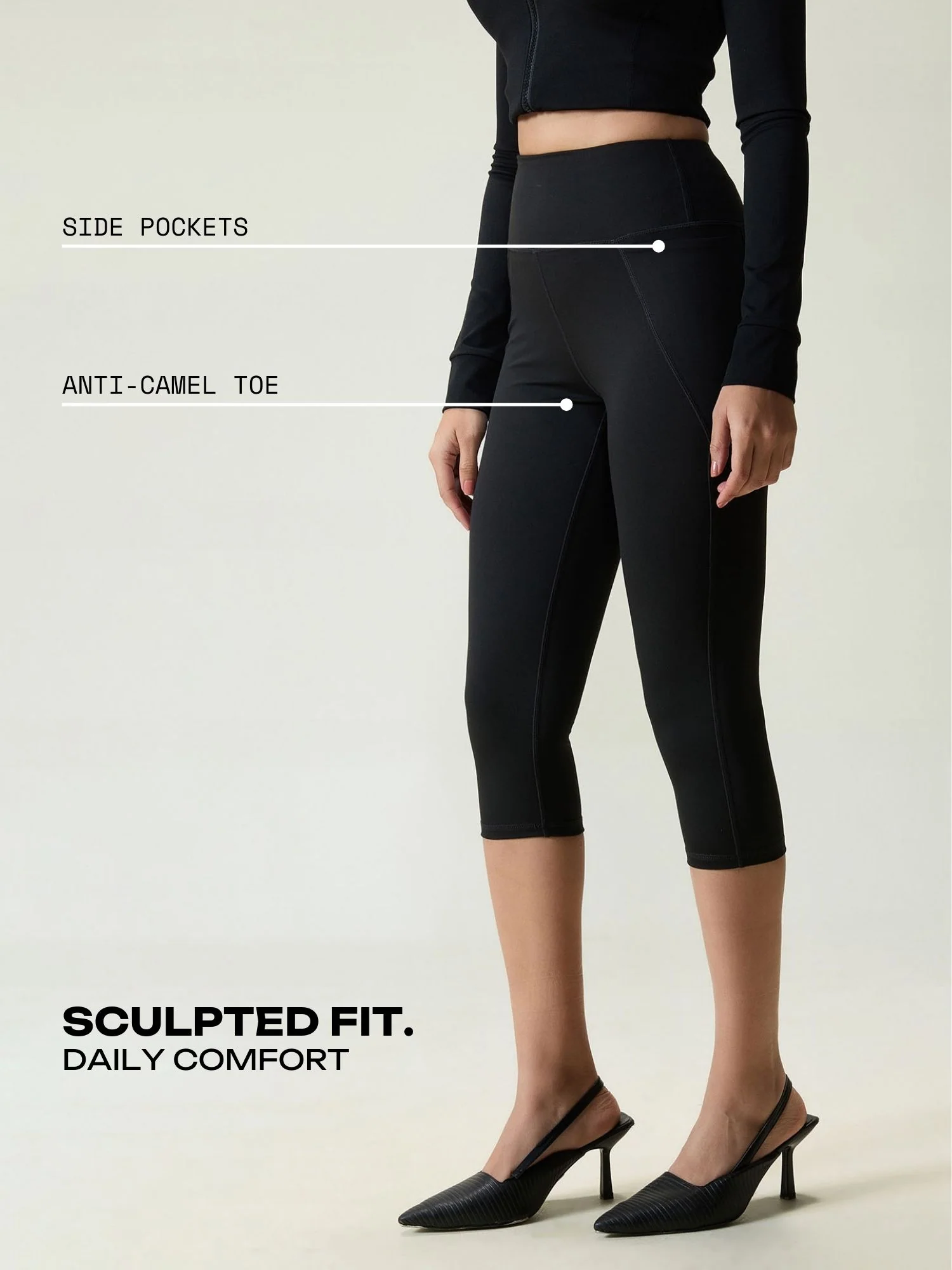 Black Sculpt Capri - Image 3