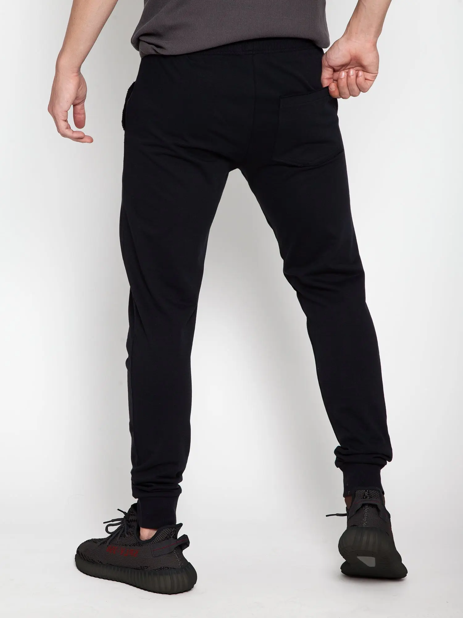 Black Slim Fit Jogger - Image 3