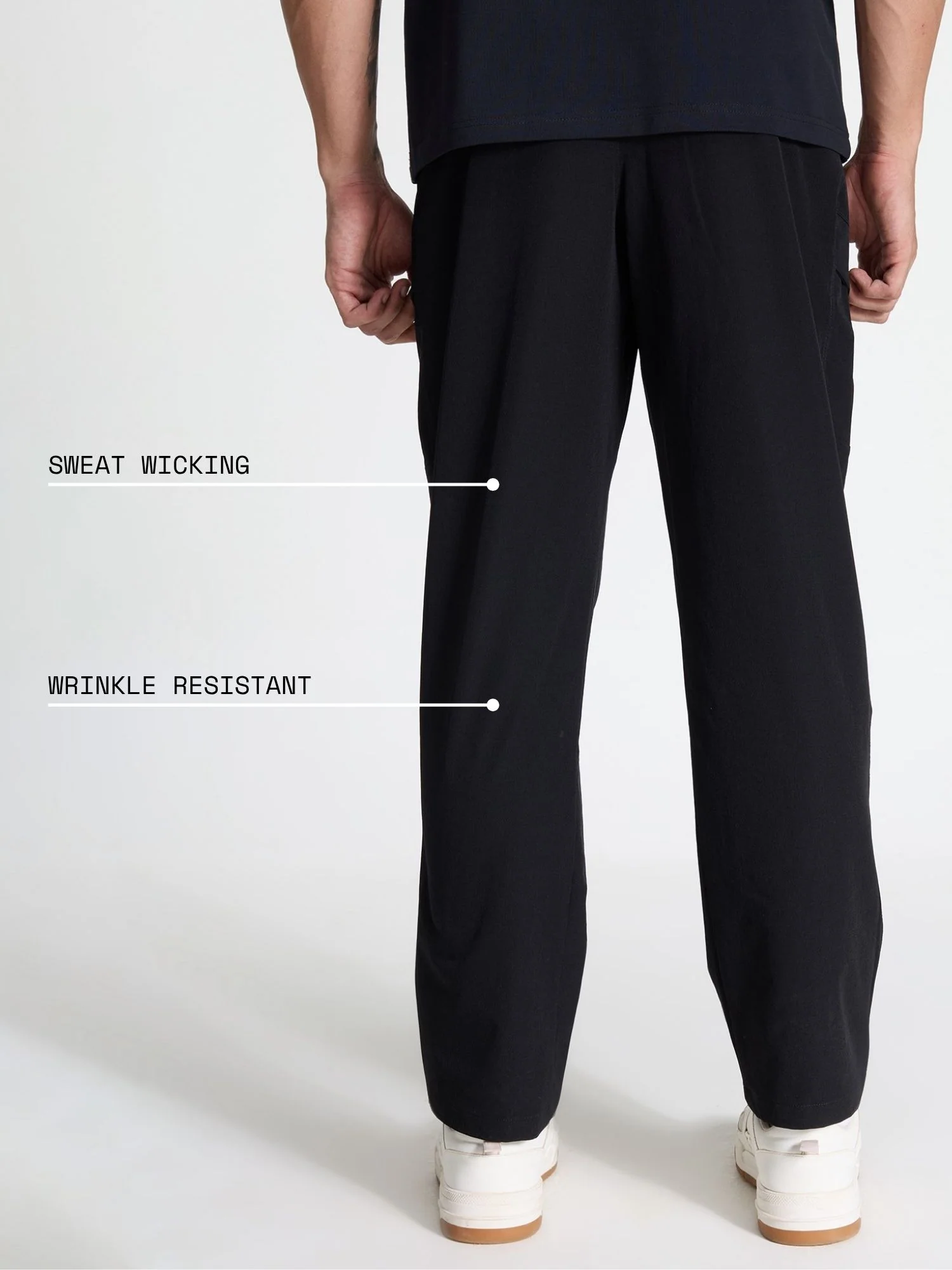 Black Stride Cargo Pants - Image 4