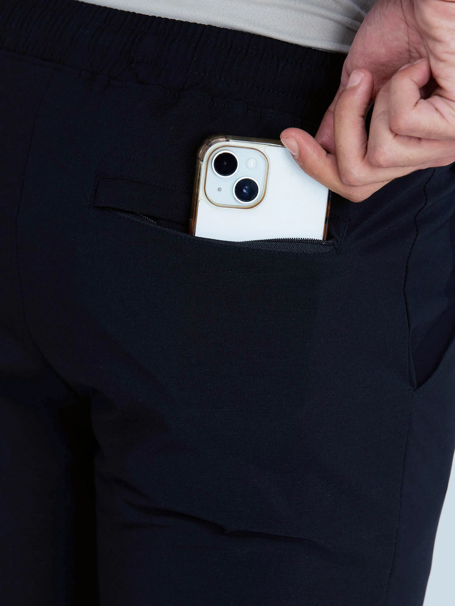Black Stride Golf Shorts - Image 7