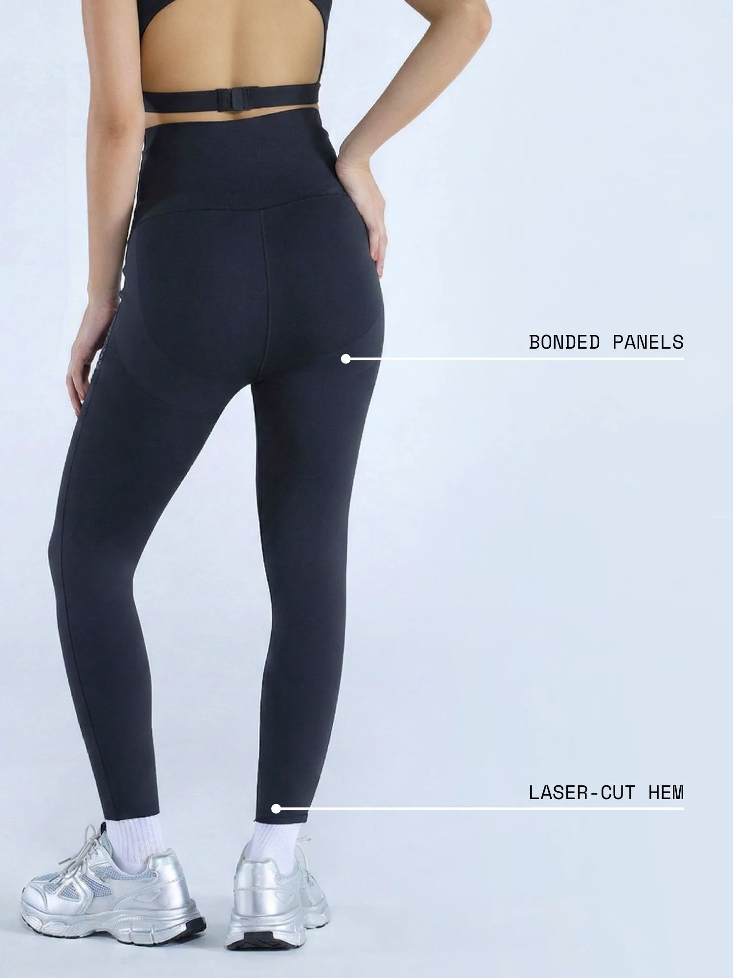 Black Studio Compression Leggings - Image 4