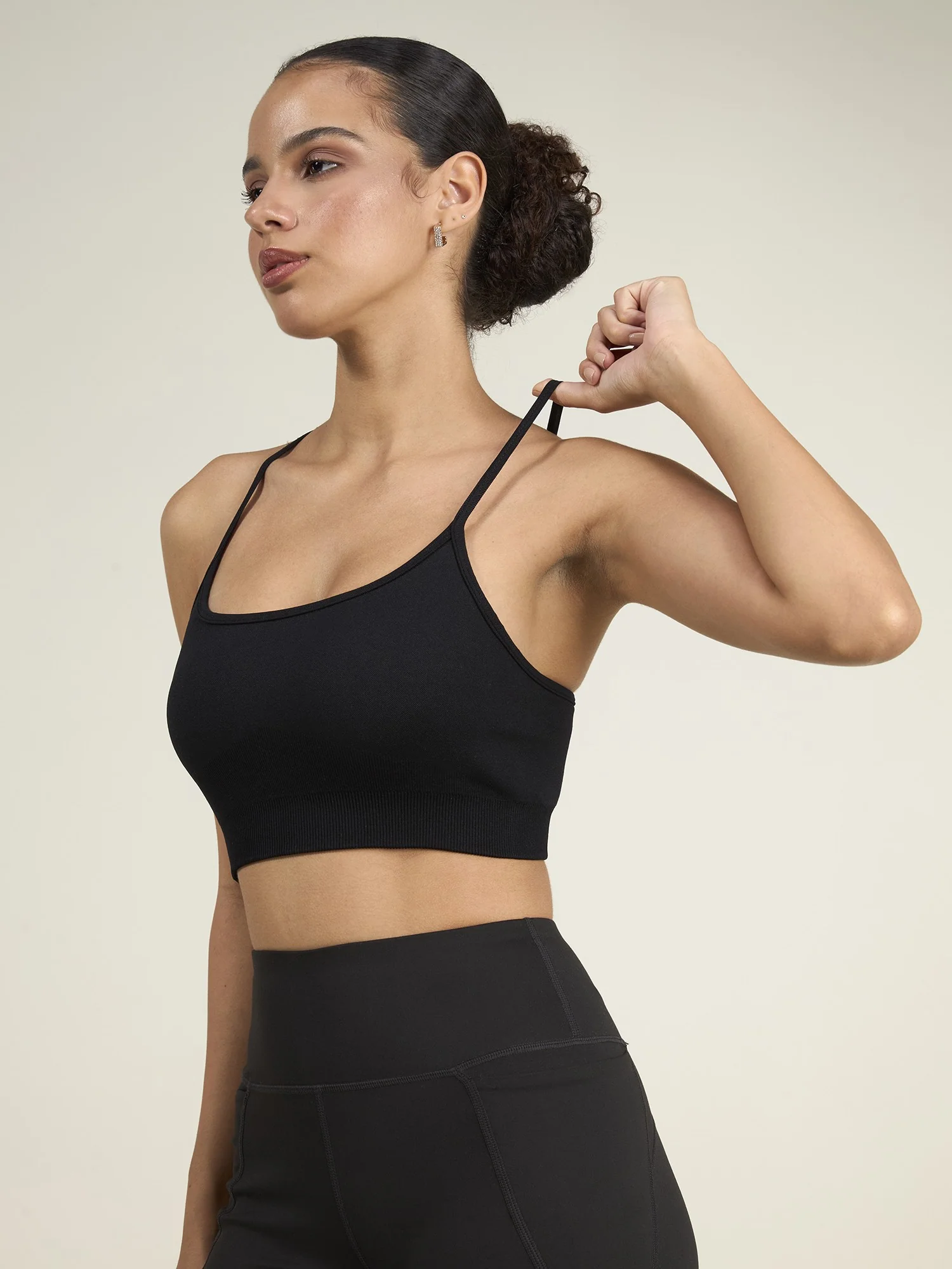 Black Super Stretch Bralette - Image 5