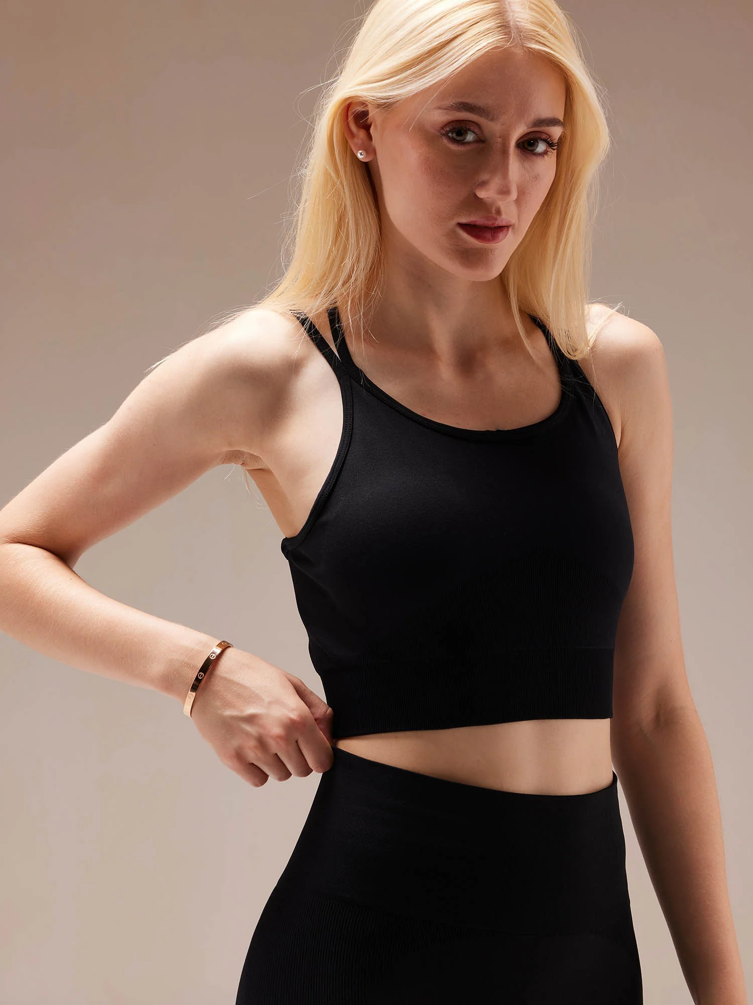 Black Super Stretch Brami - Image 3