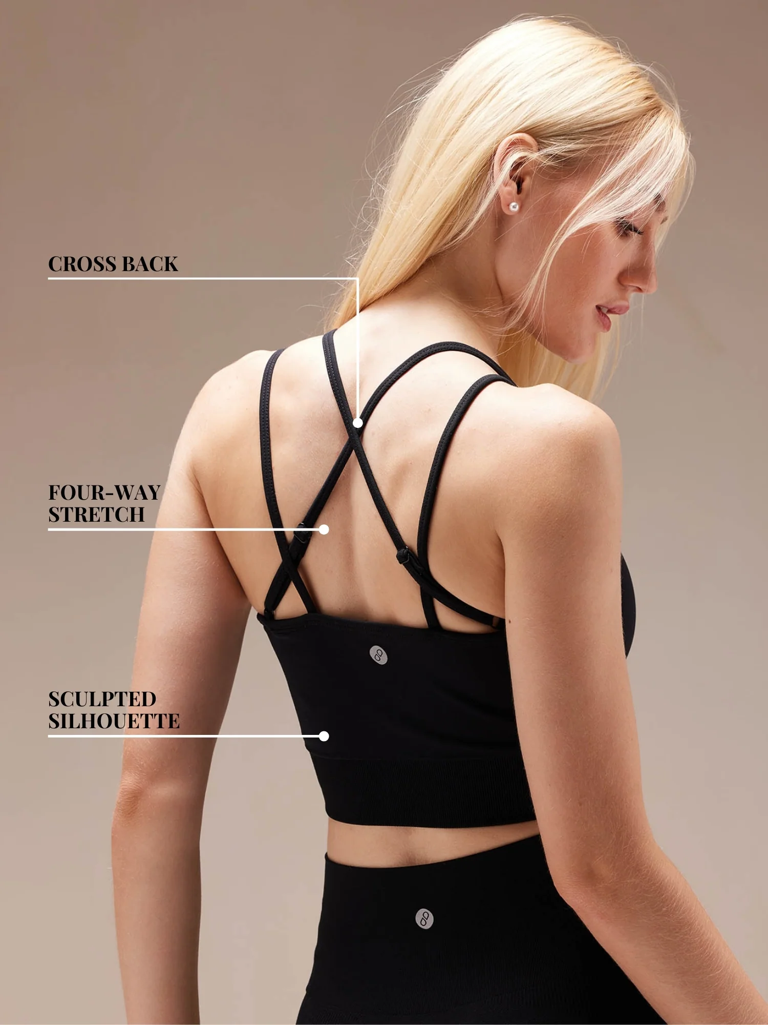 Black Super Stretch Brami - Image 5