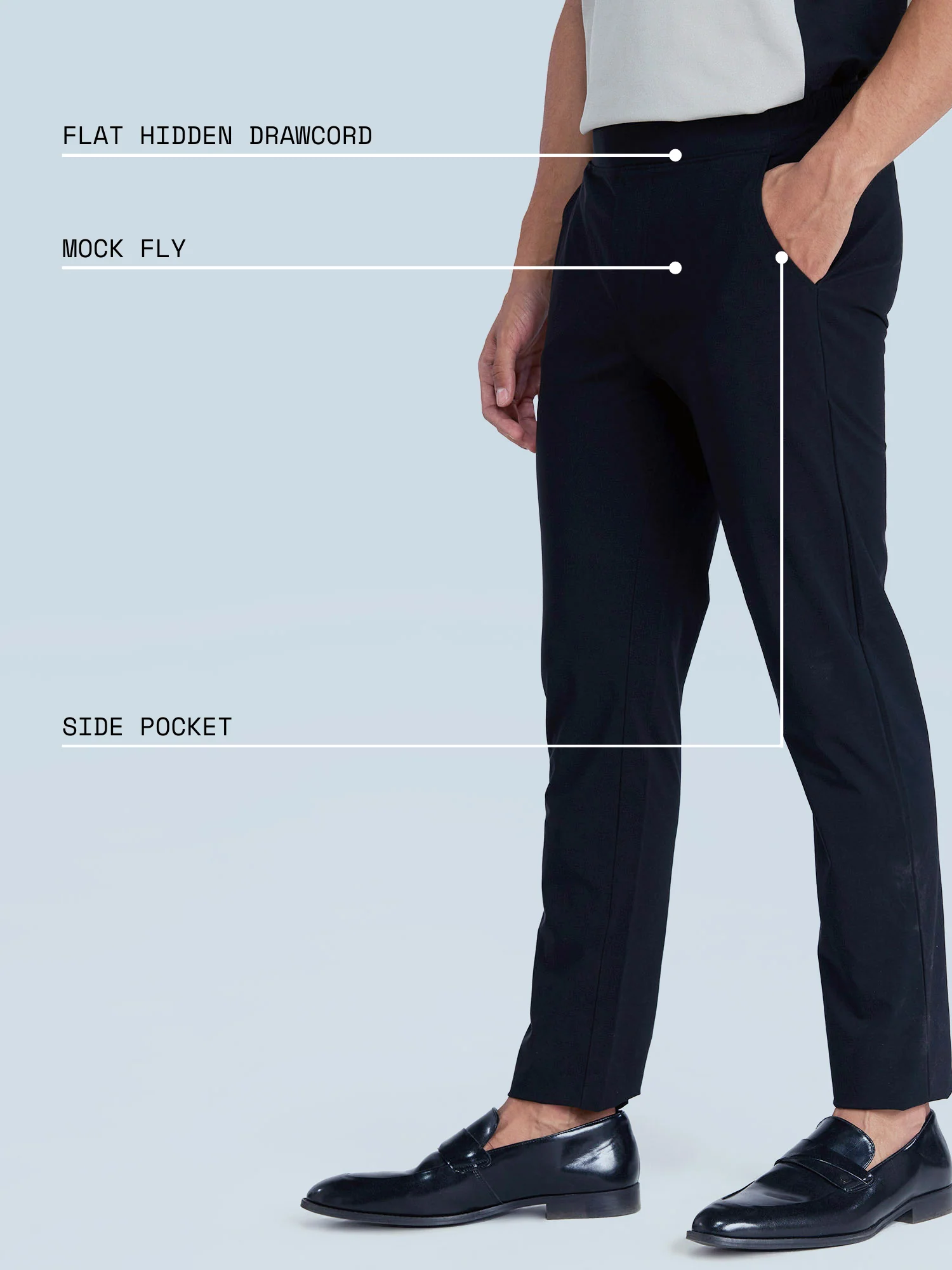 Black Workleisure Pants - Image 4