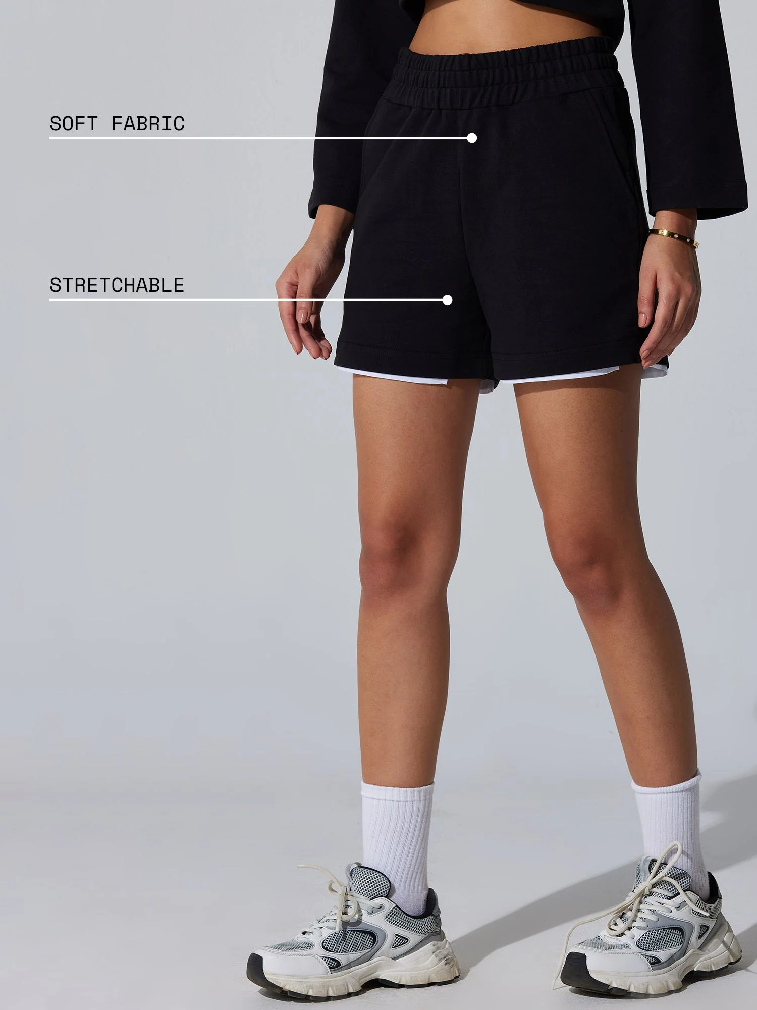 Black ZenFeel Shorts - Image 5