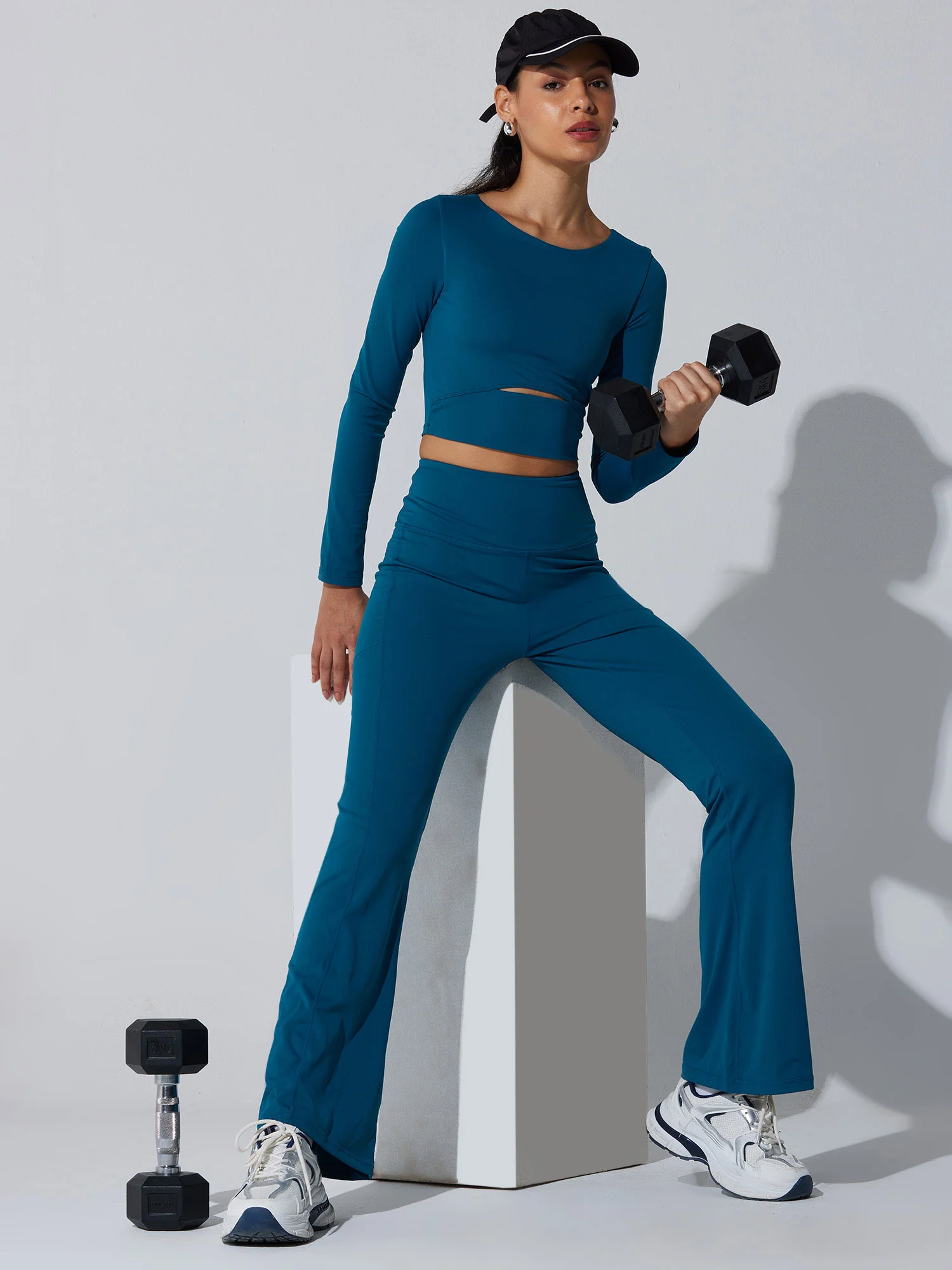 Blue All-Day Flex Flare Pants - Image 2