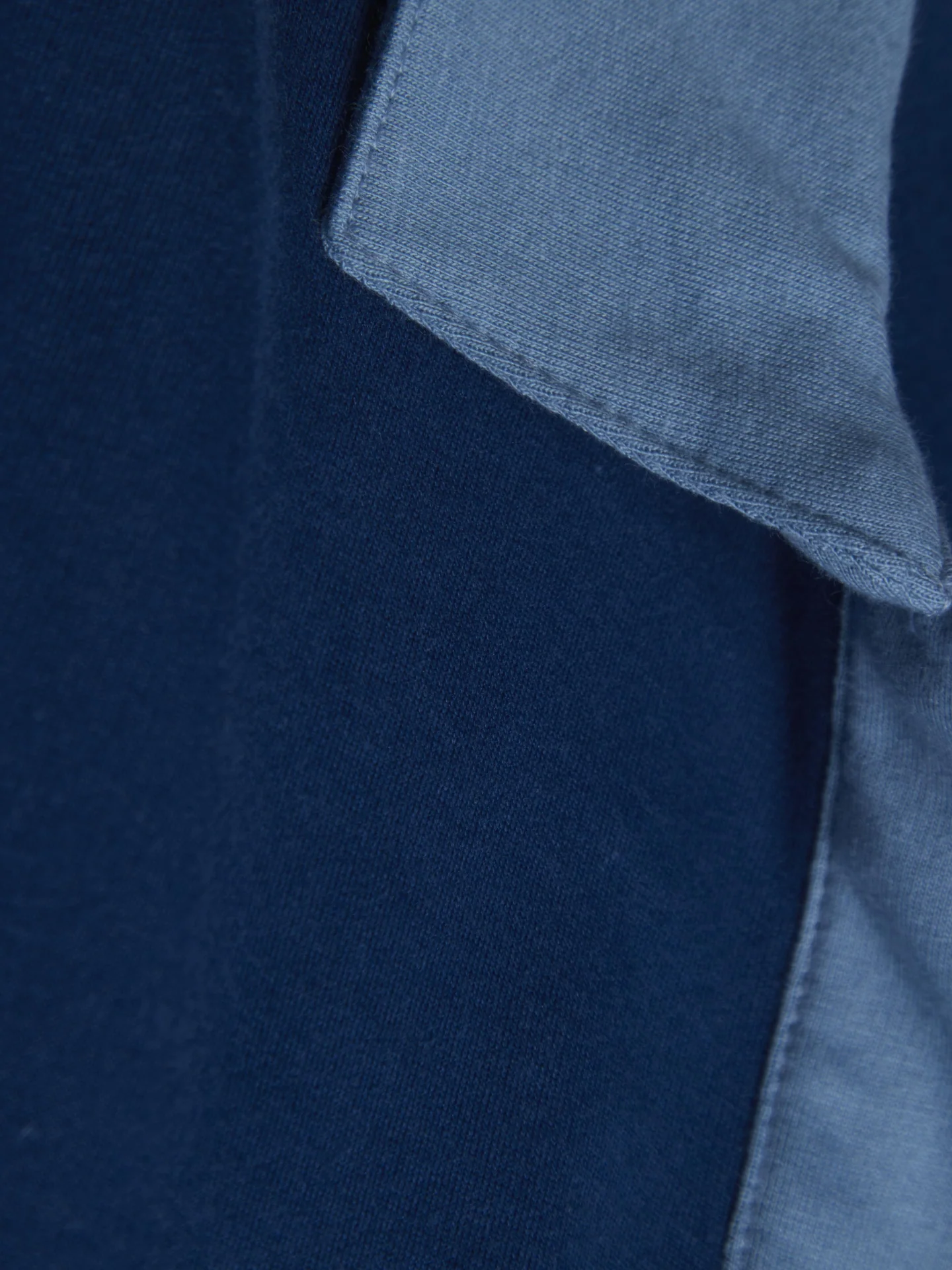 Blue Boxy Polo Sweatshirt - Image 6