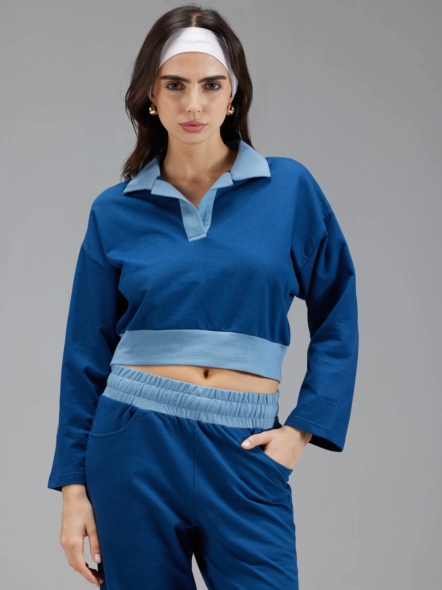 Blue Boxy Weekend Set - Image 3