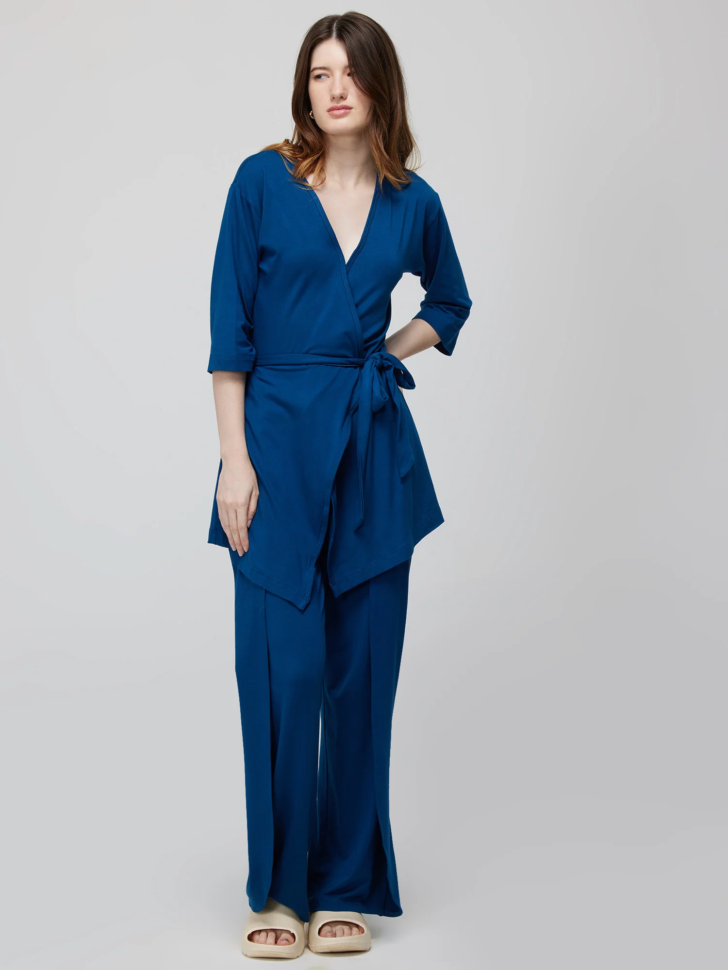 Blue Ease Flare Pants - Image 2
