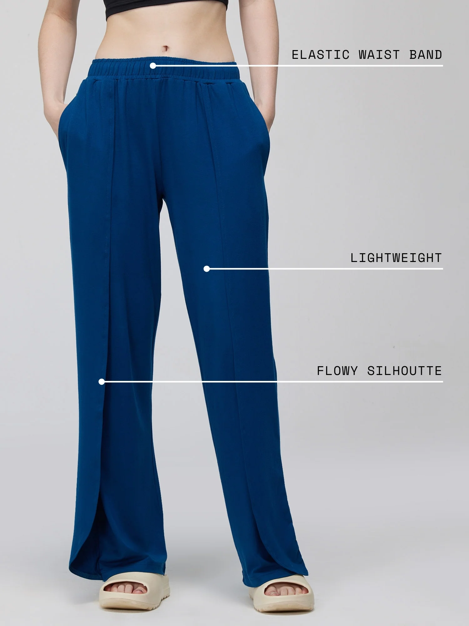 Blue Ease Flare Pants - Image 6