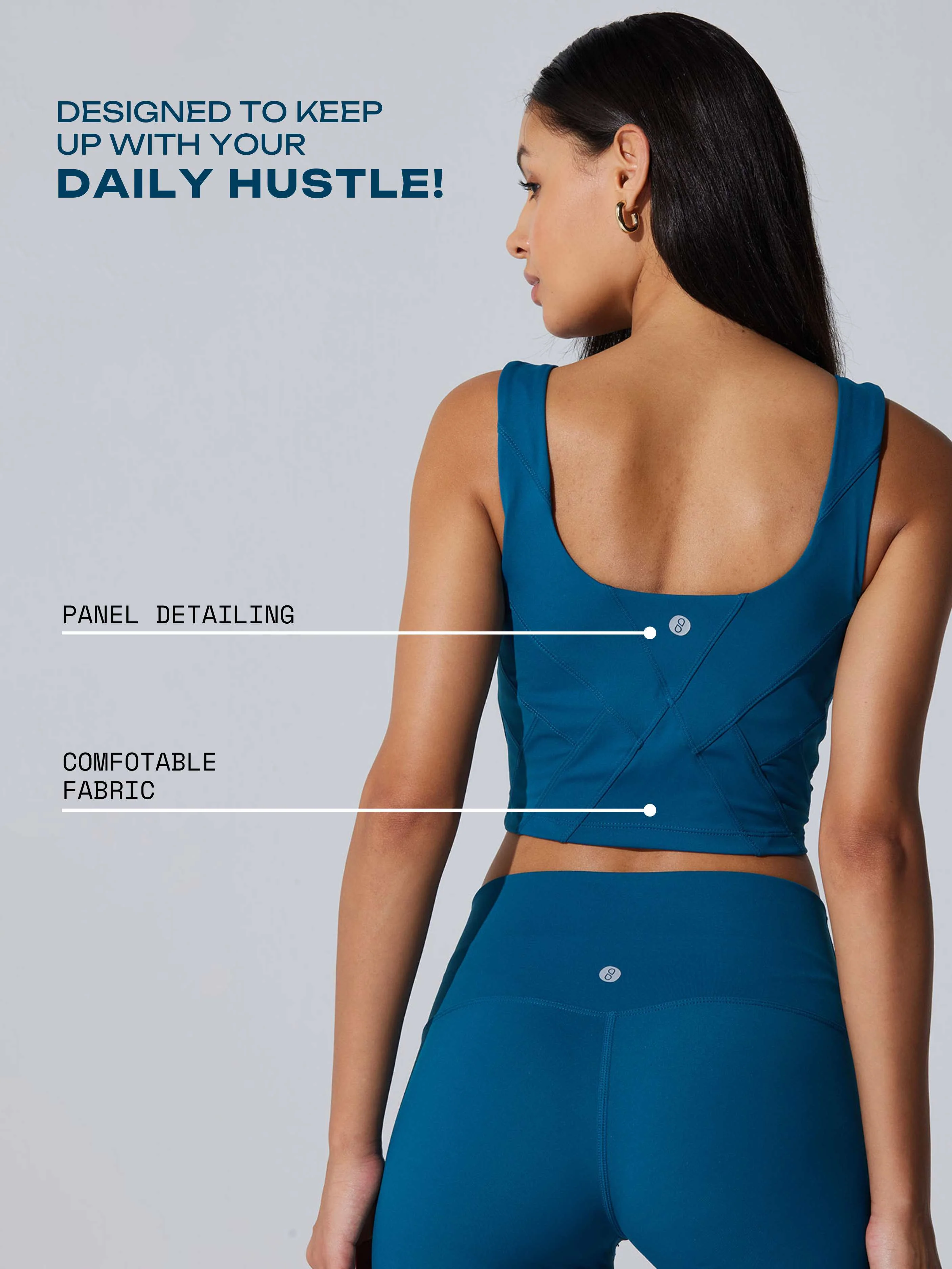 Blue Elevate 24/7 Sports Bra - Image 5