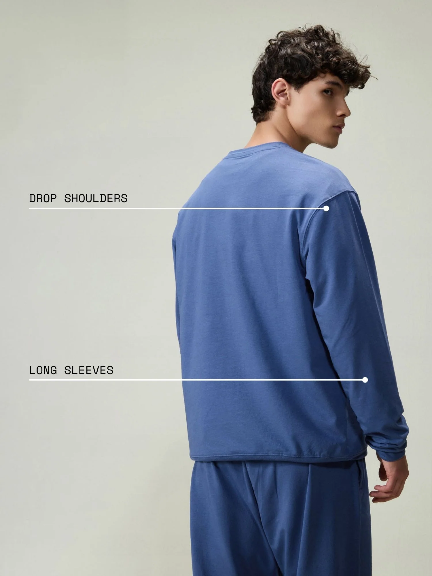 Blue Everywear Sweatshirt - Image 4