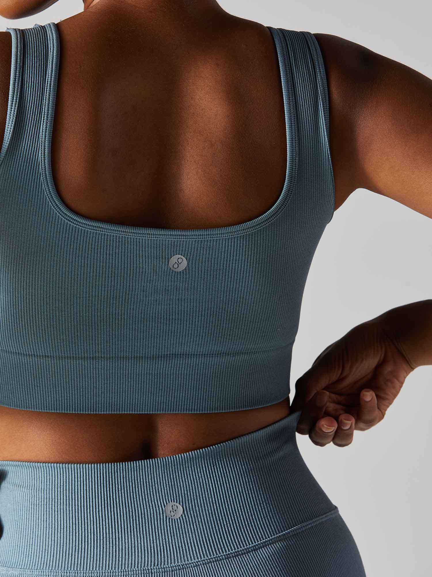 Blue-grey Aspire Sports Bra - Image 7