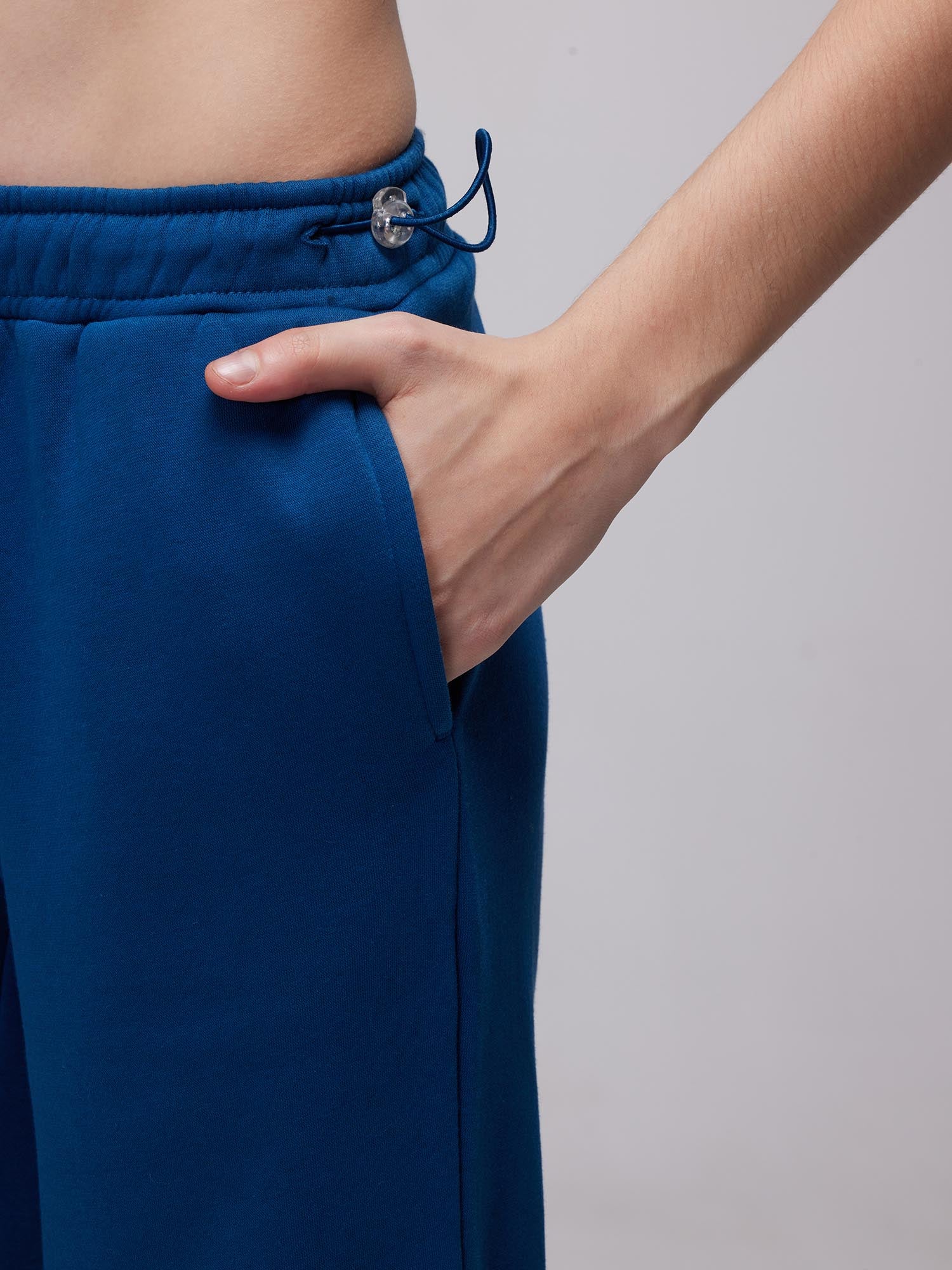 Blue Relaxed Wide Leg Pants - Image 7
