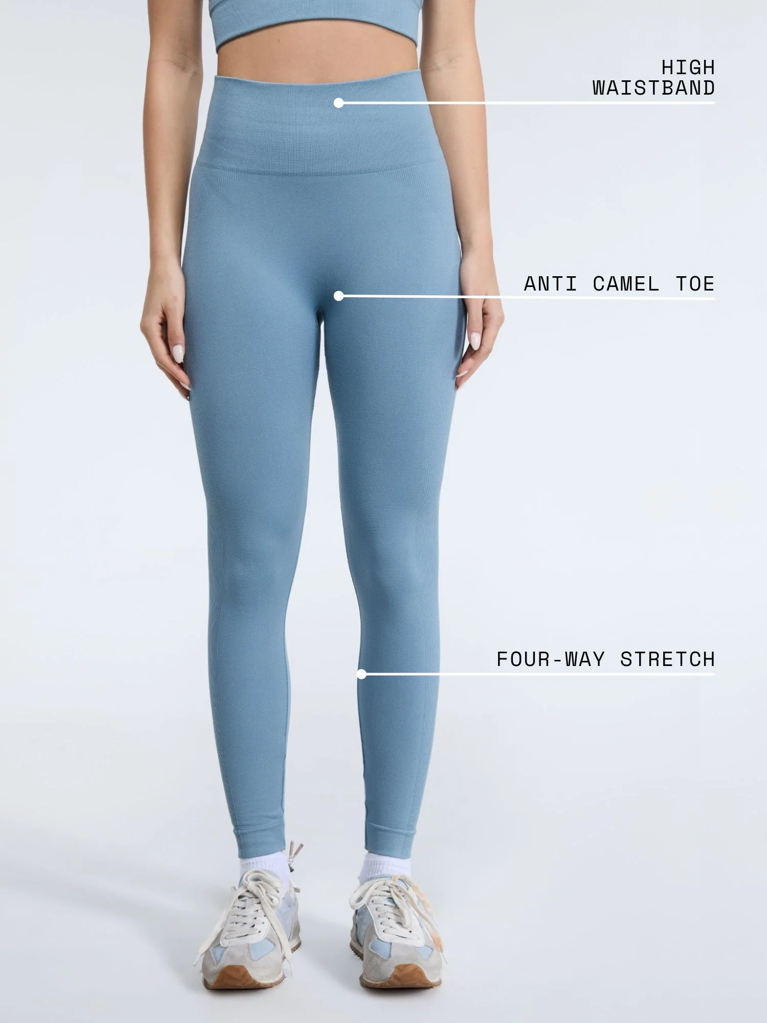 Blue Sky-Rise Leggings - Image 4