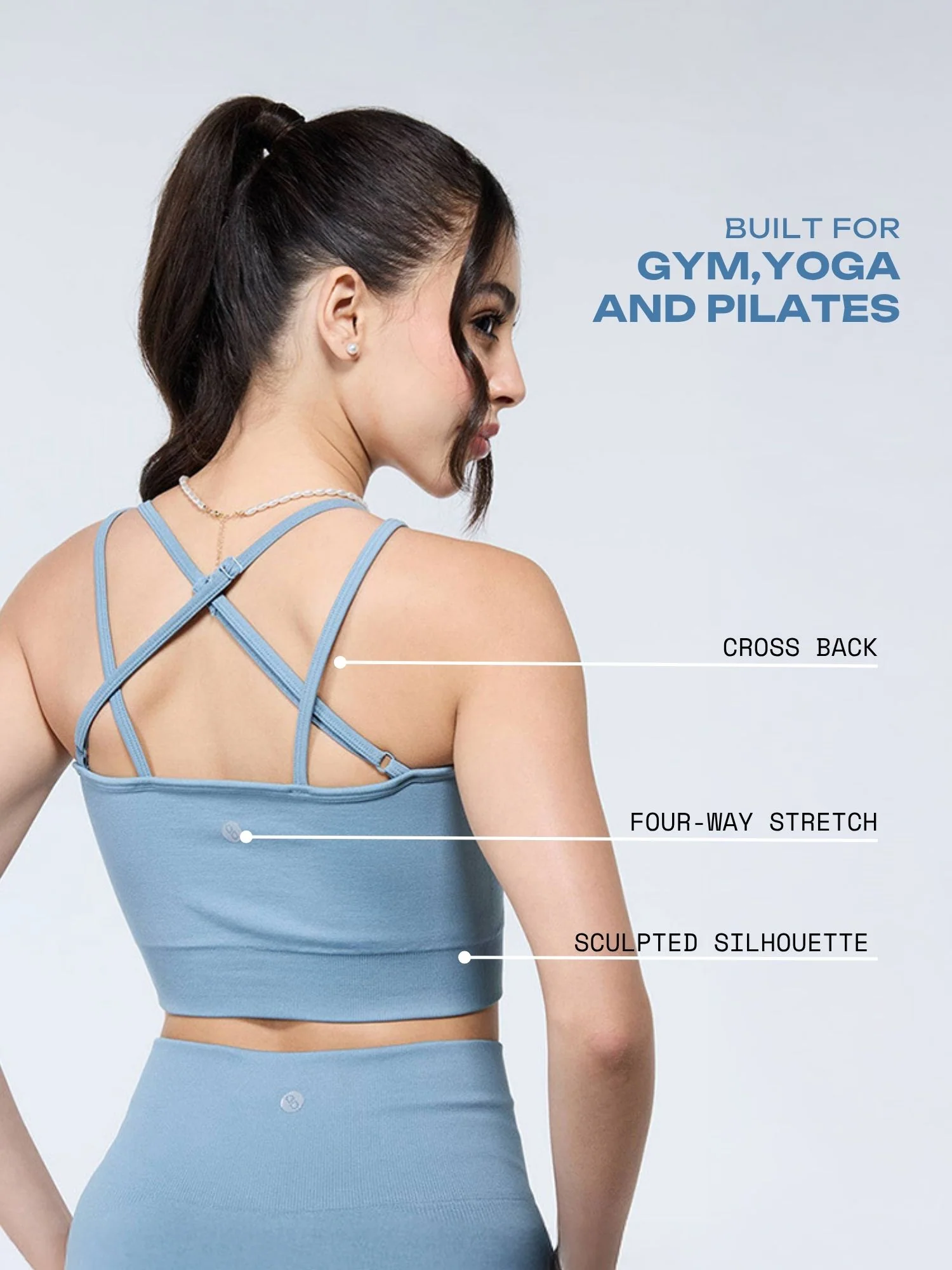 Blue Super Stretch Brami - Image 3
