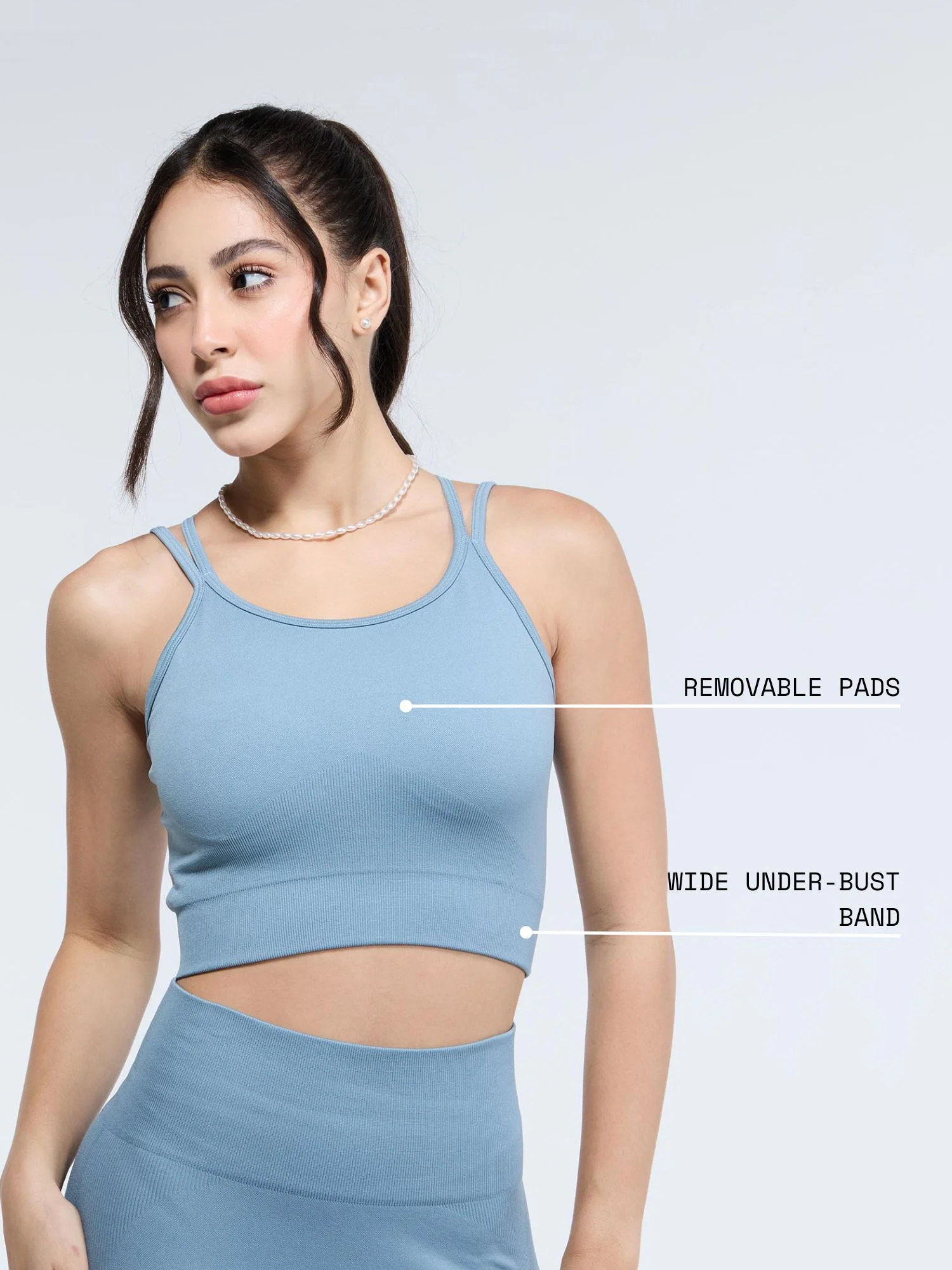 Blue Super Stretch Brami - Image 4