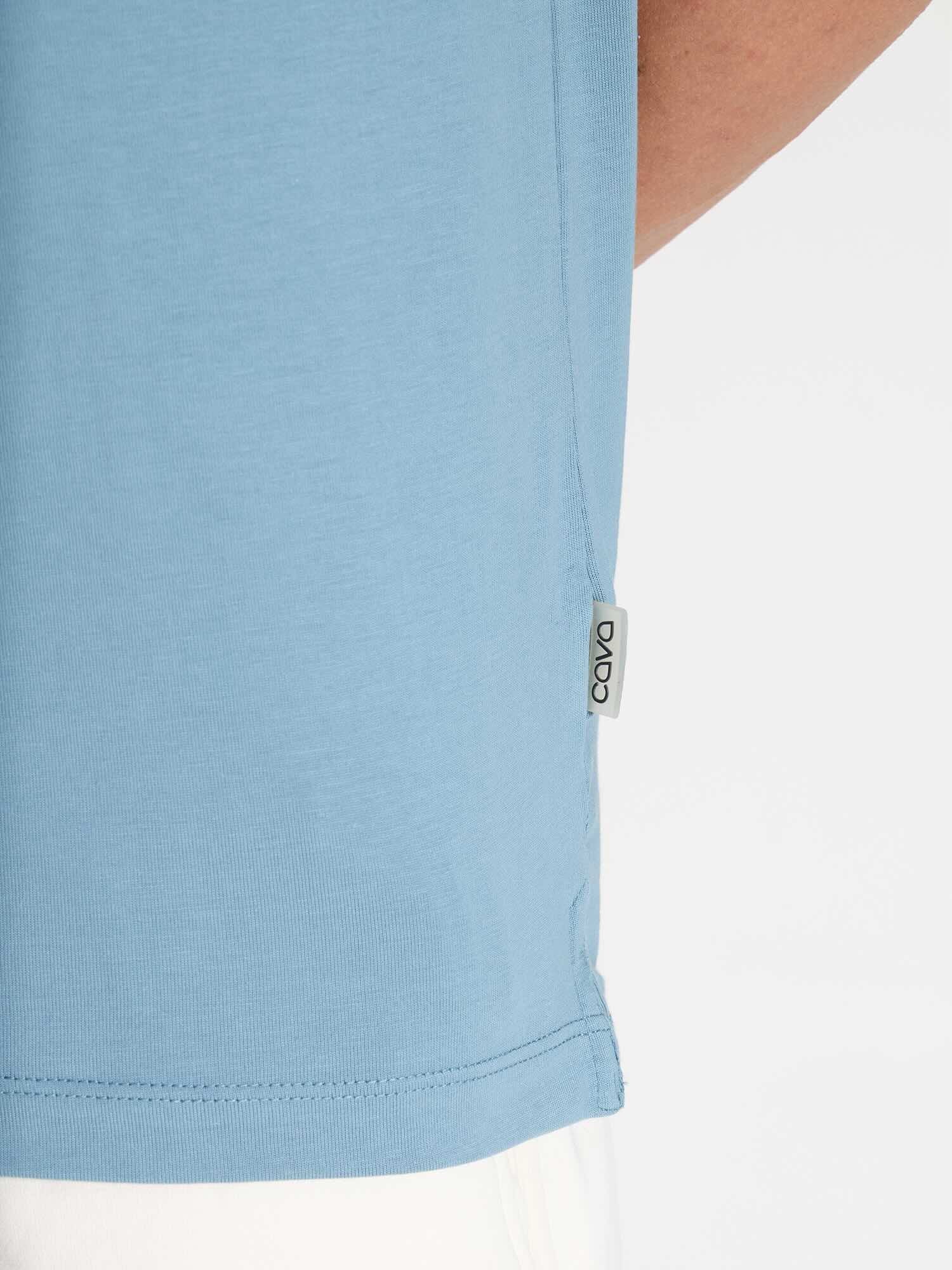 Blue Supima Polo T-Shirt - Regular Fit - Image 7