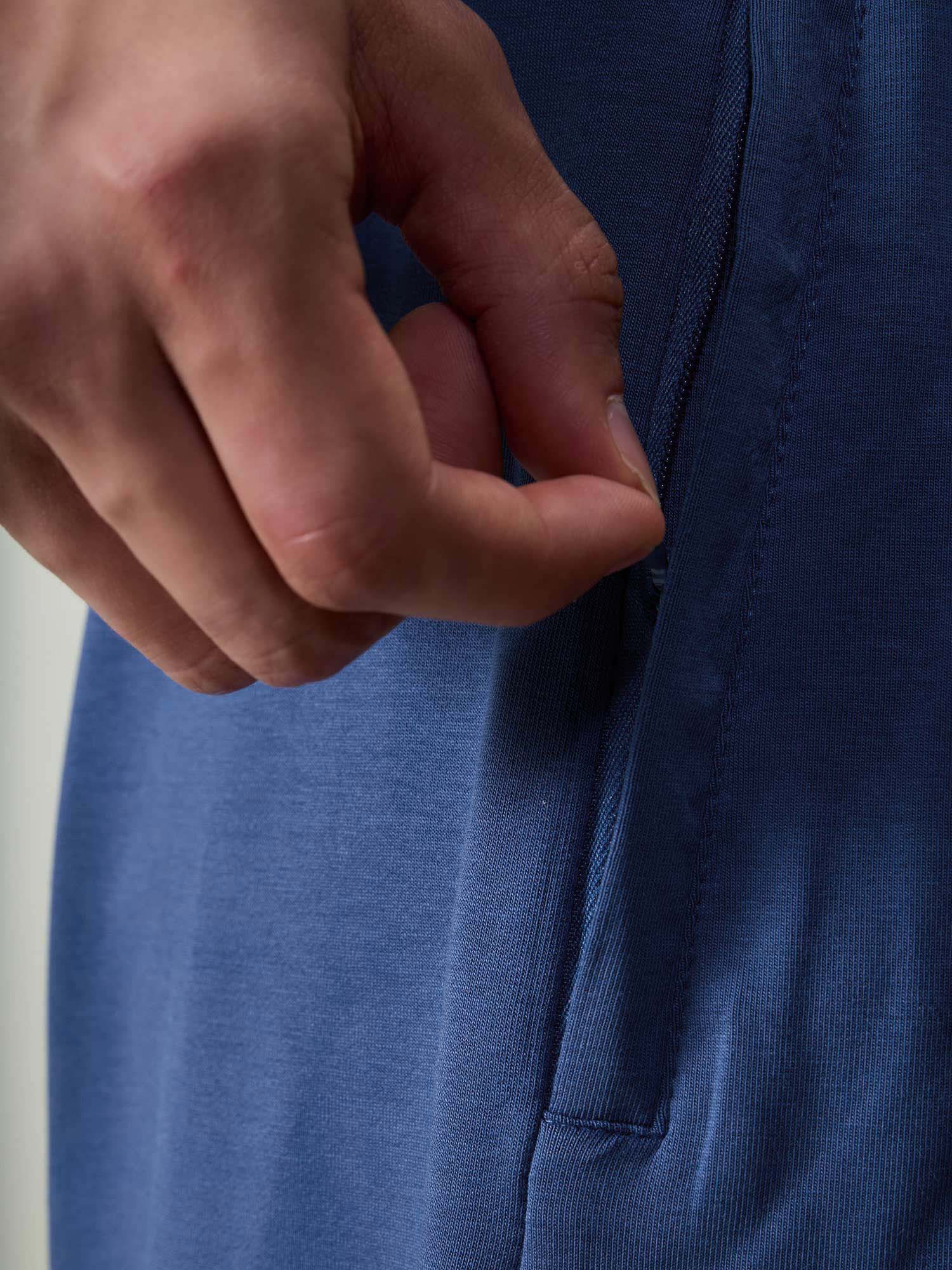 Blue Wide Leg Joggers - Image 7