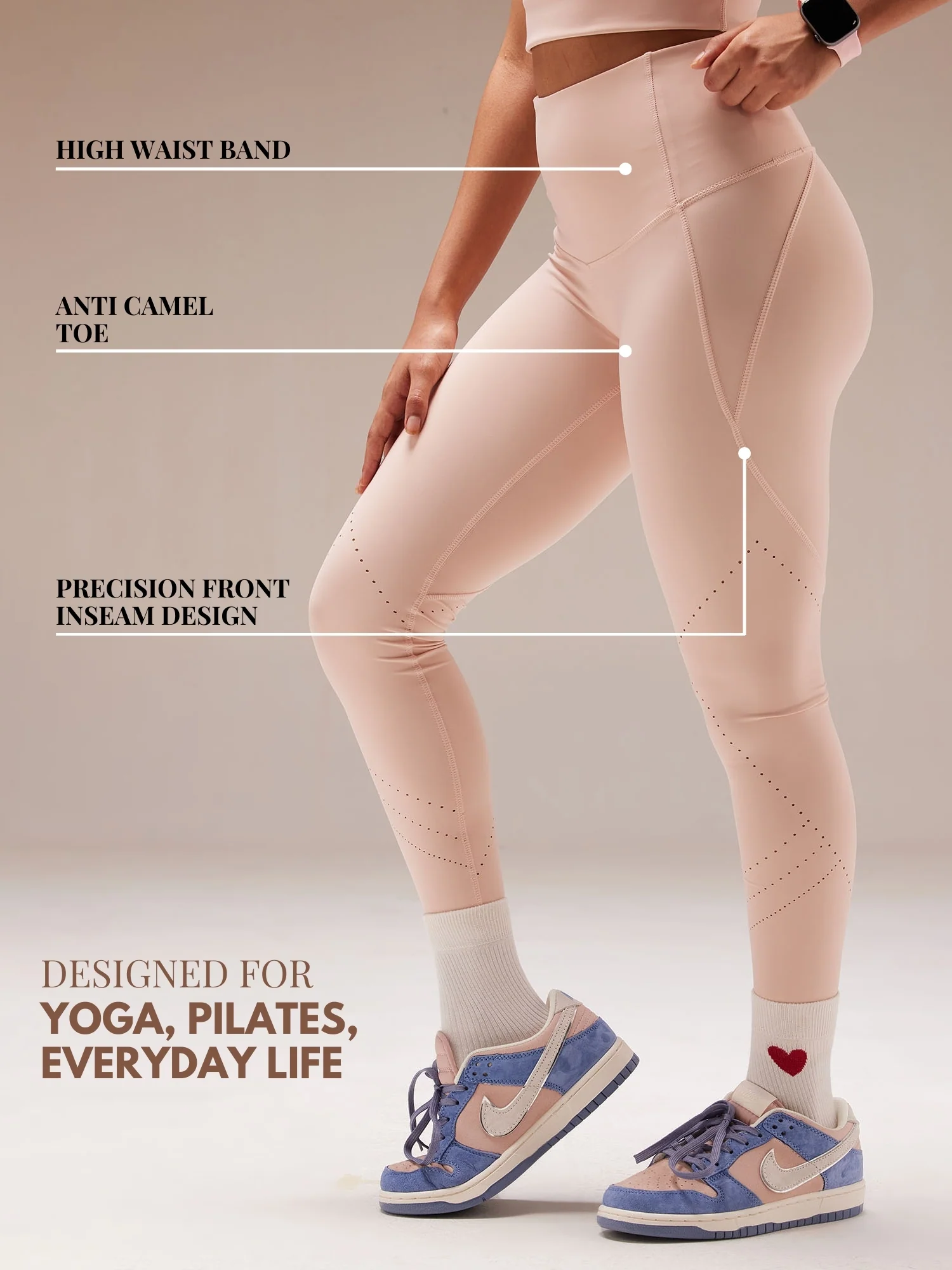 Blush Airflow Leggings - Image 3