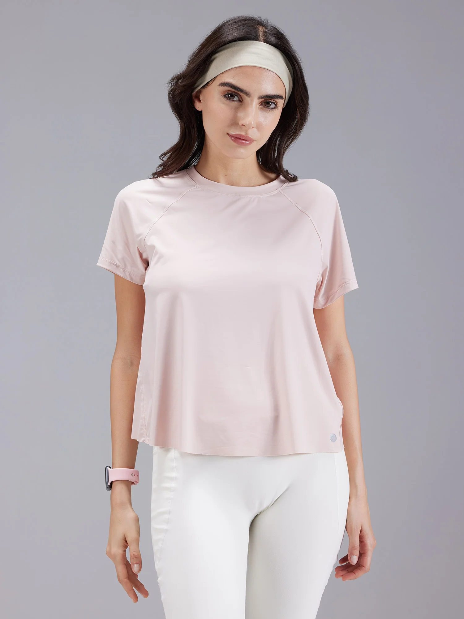 Blush Overlap Tee - Image 2