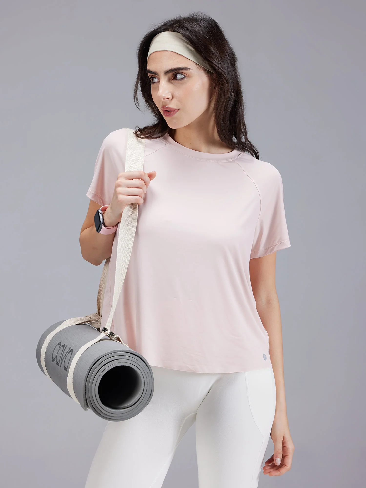 Blush Overlap Tee - Image 3