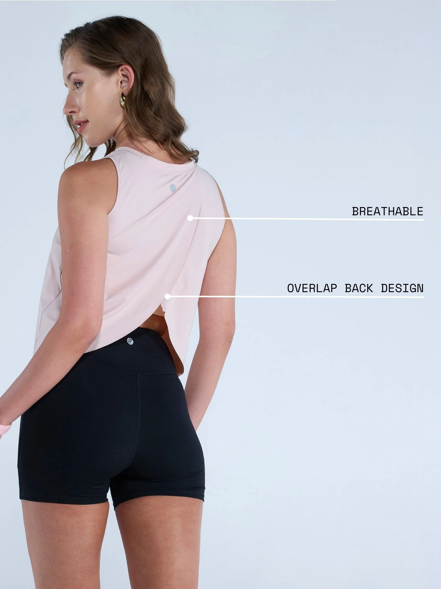 Blush Pink Overlap Tank - Image 4