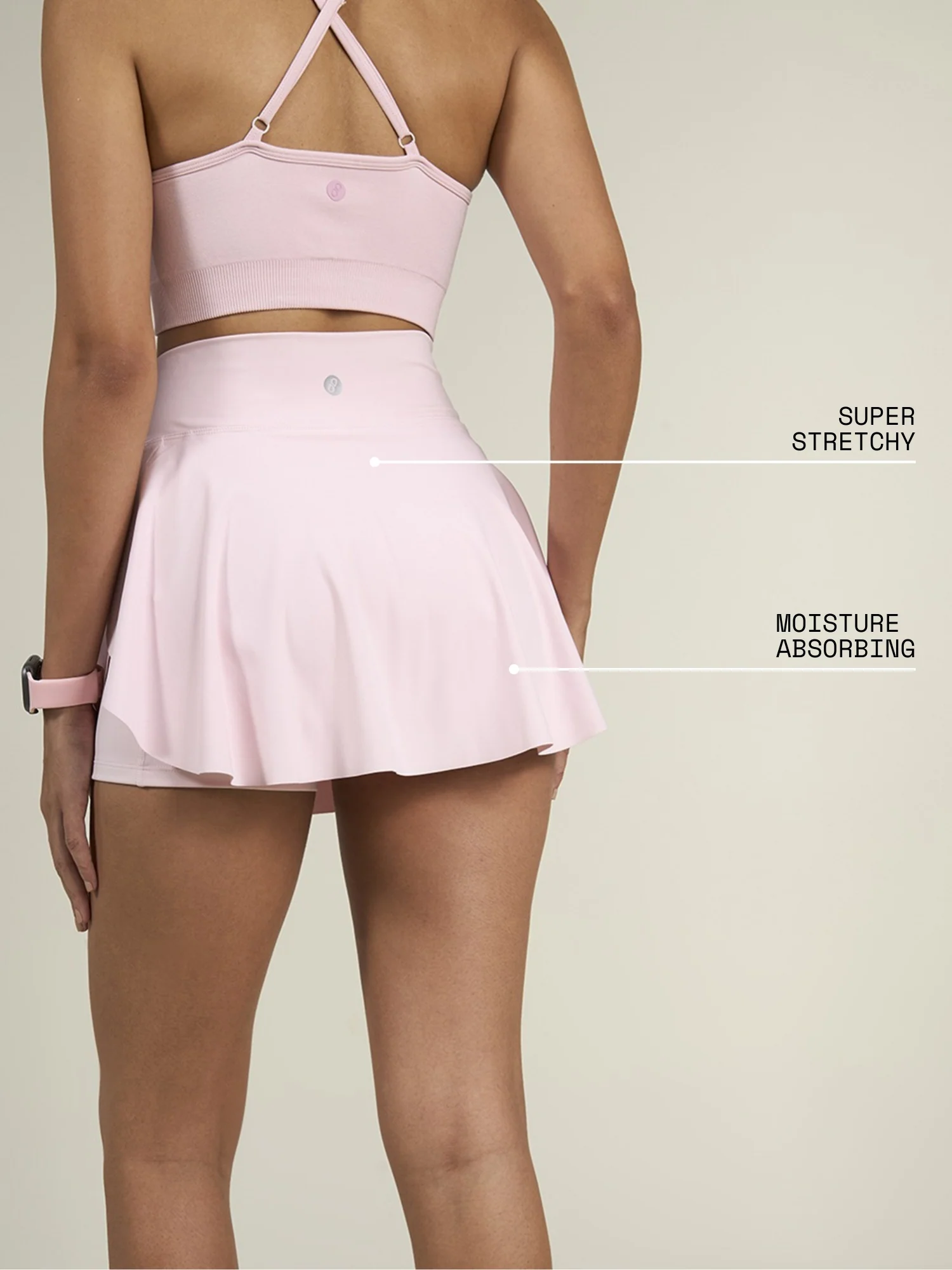 Blush Swirl Tennis Skorts - Image 4