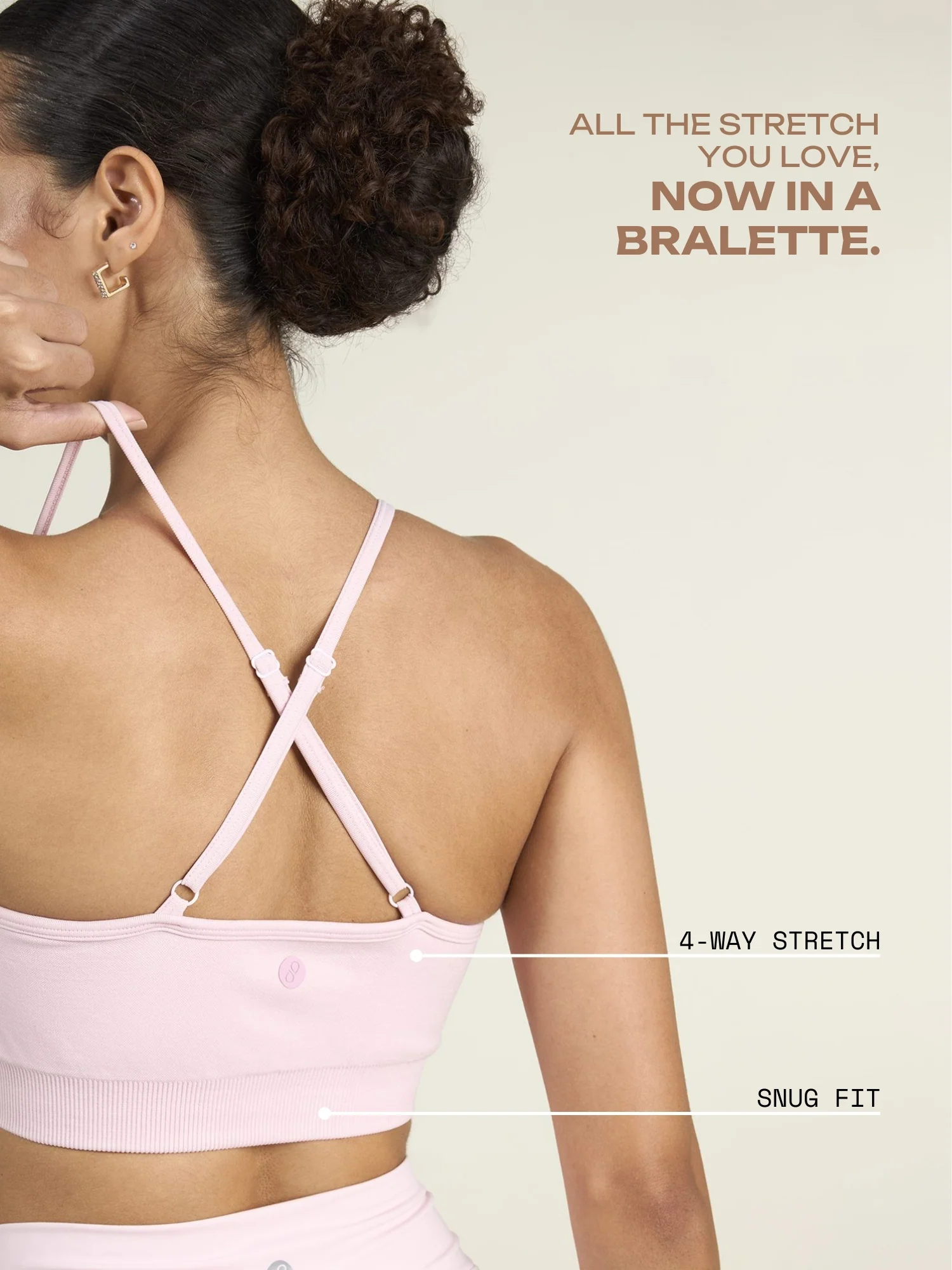 Blush Super Stretch Bralette - Image 3