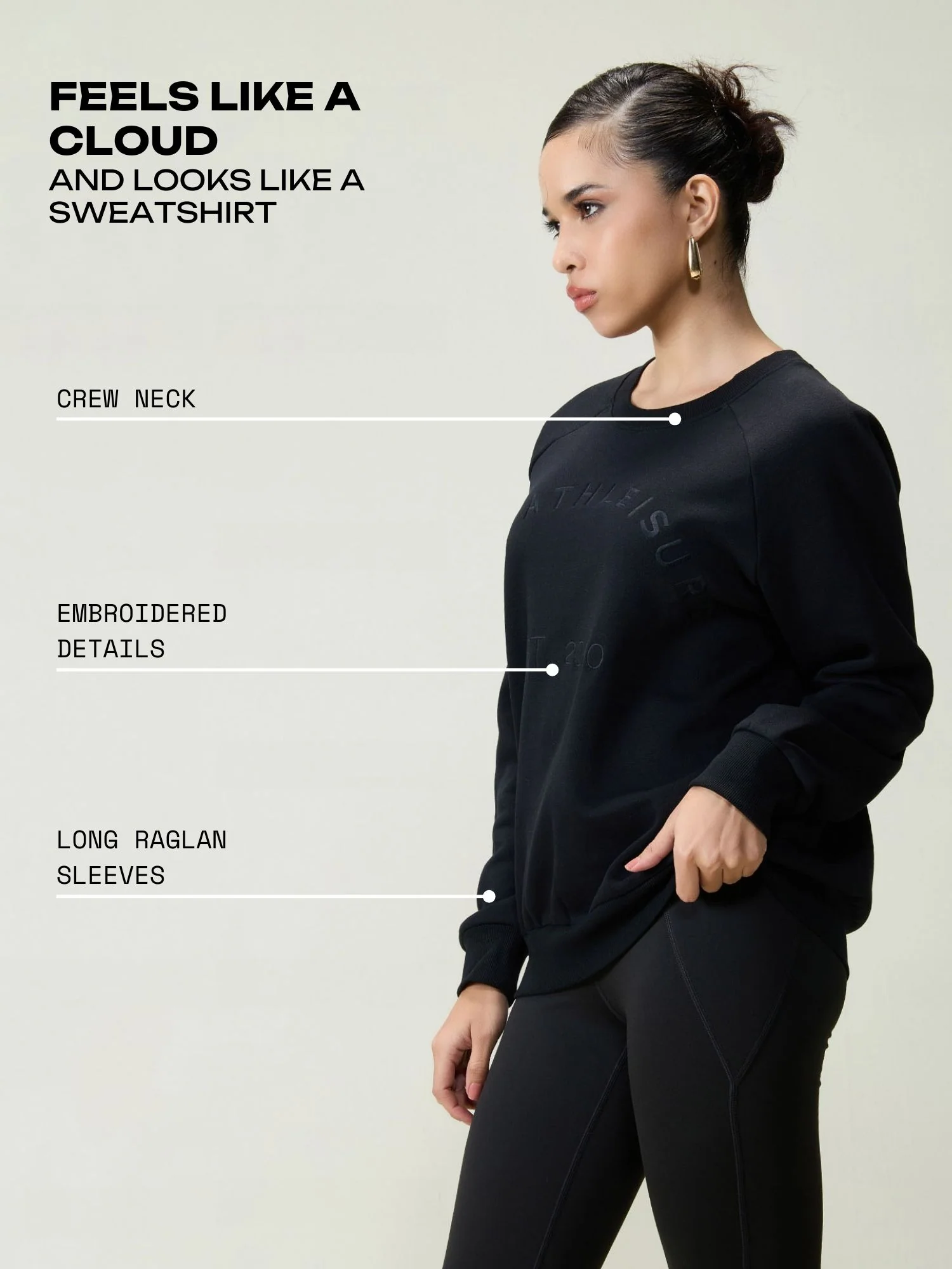 Boston Black Cava Essential Sweatshirt - Image 3