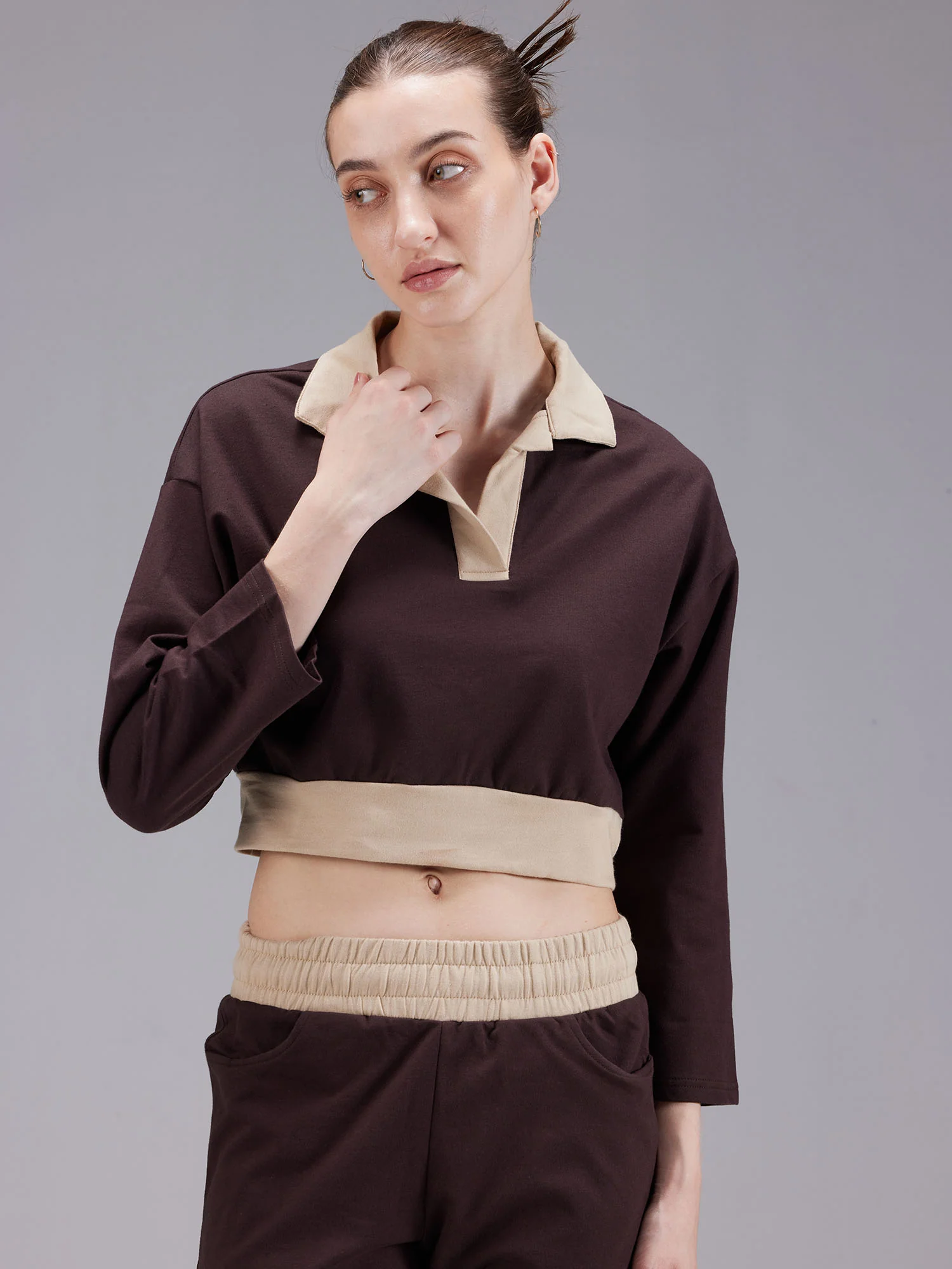 Brown Boxy Weekend Set - Image 2