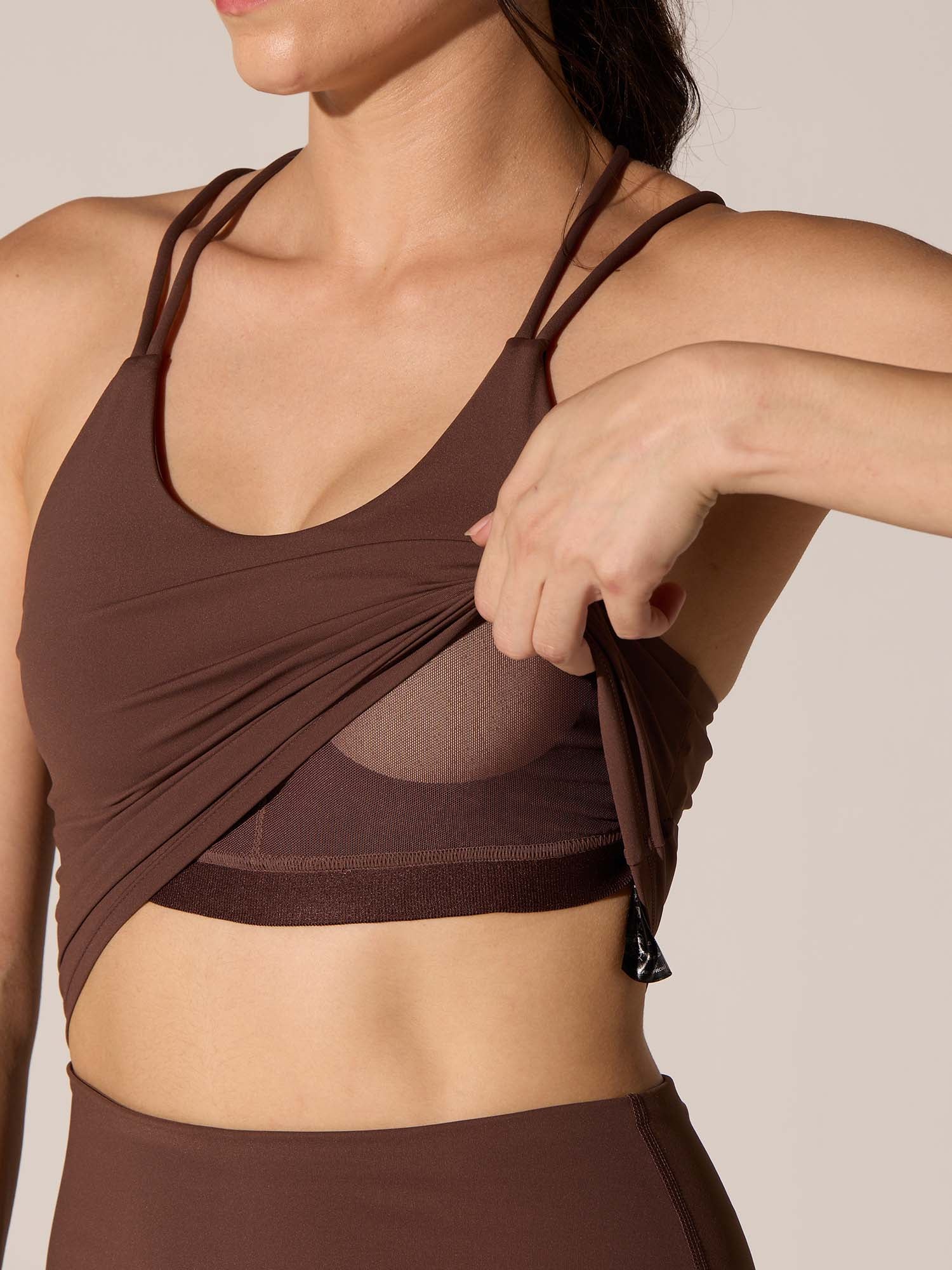 Brown Built-In Brisk Top - Image 6