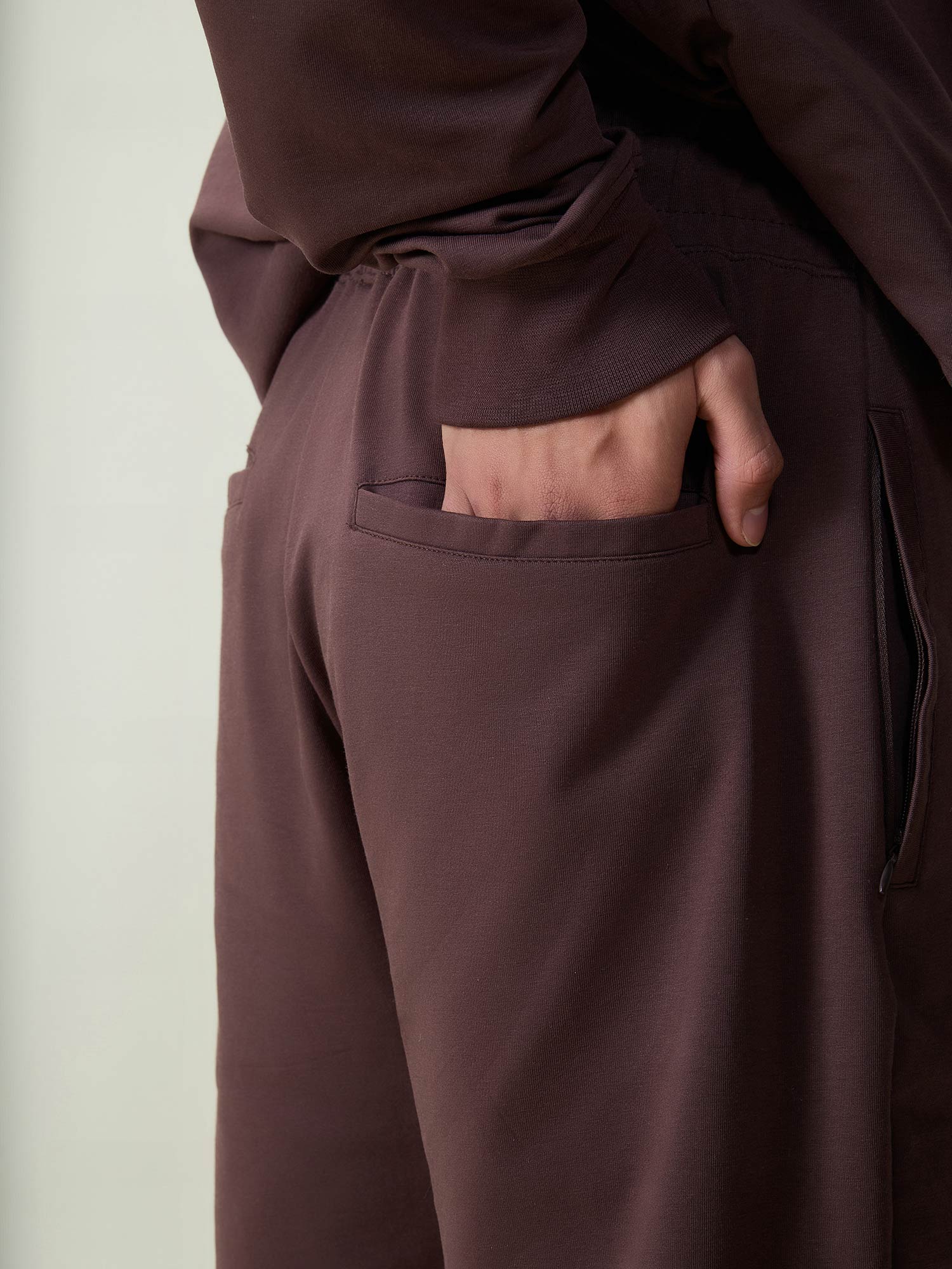 Brown Cotton Leisure Shorts - Image 7