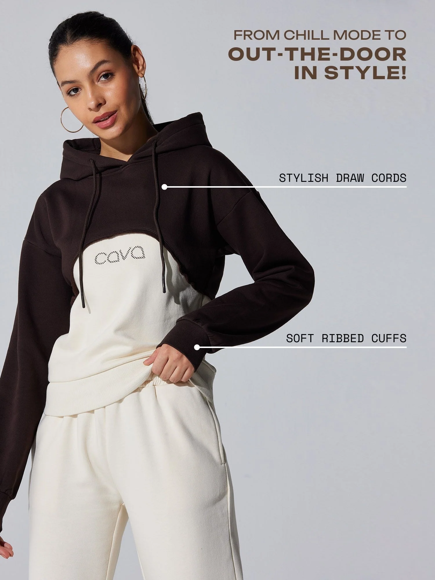 Brown Dual Shade Adapt Hoodie - Image 3