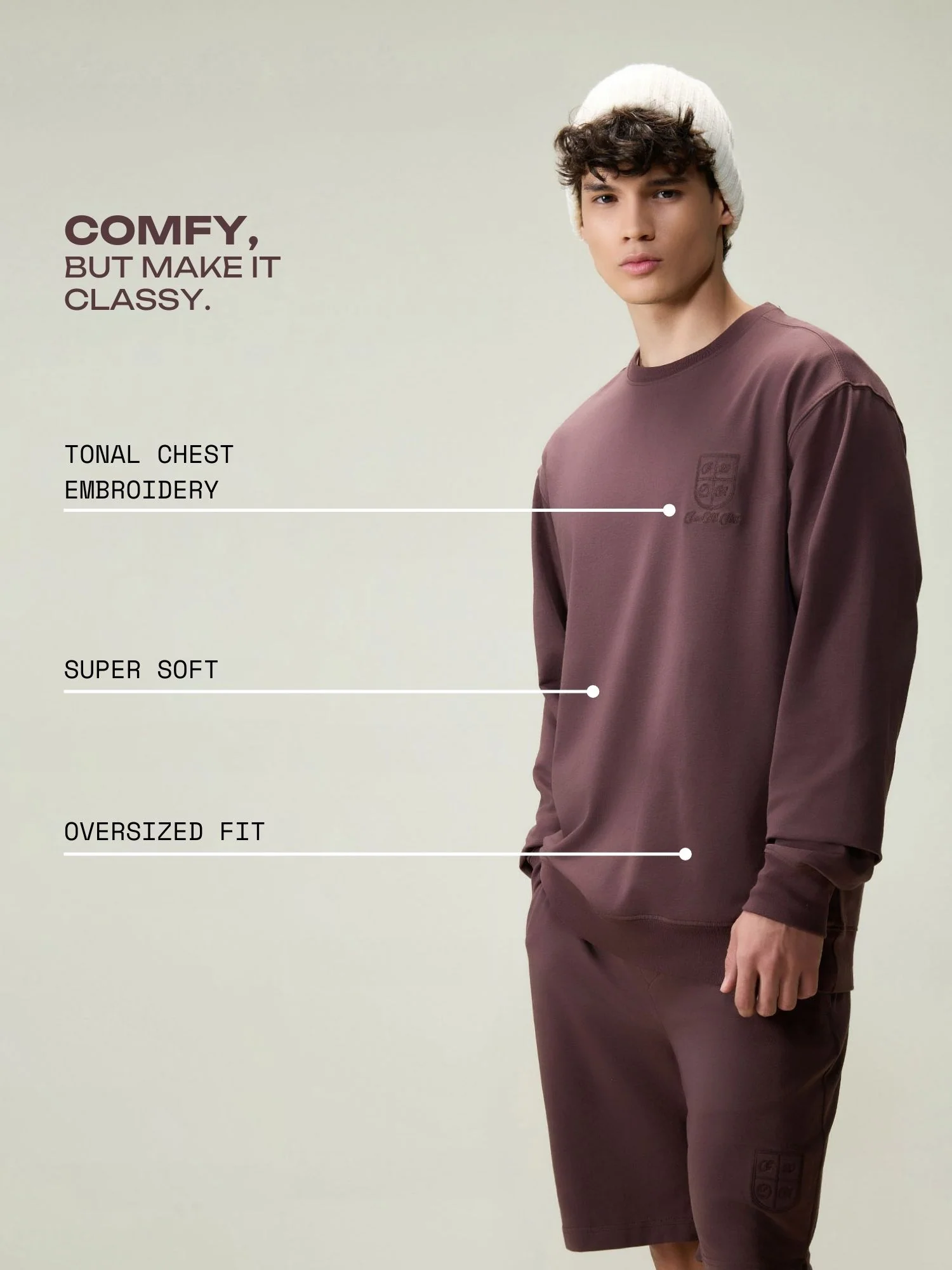 Brown Everywear Sweatshirt - Image 3